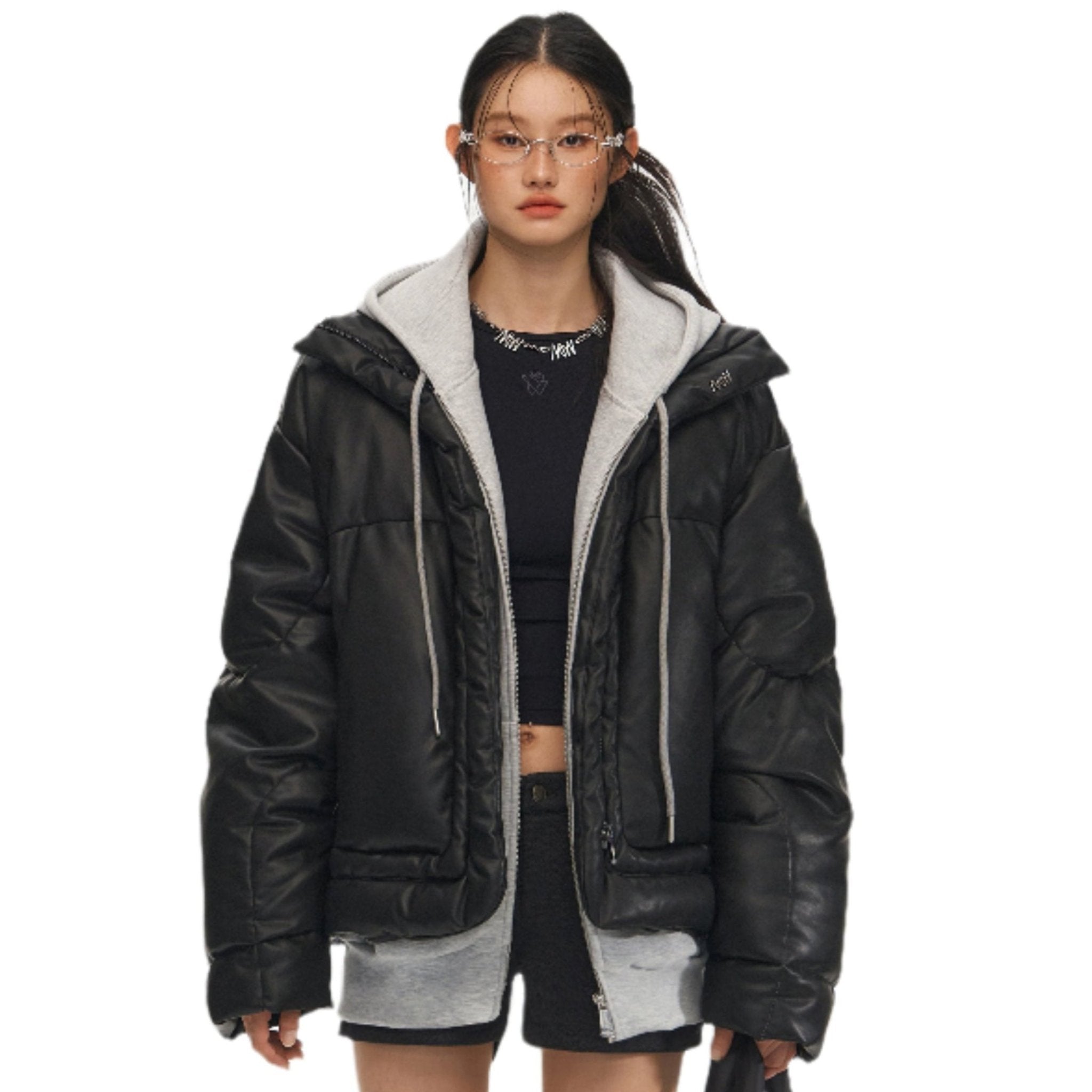 NAWS Black Puff Down Jacket | MADAX