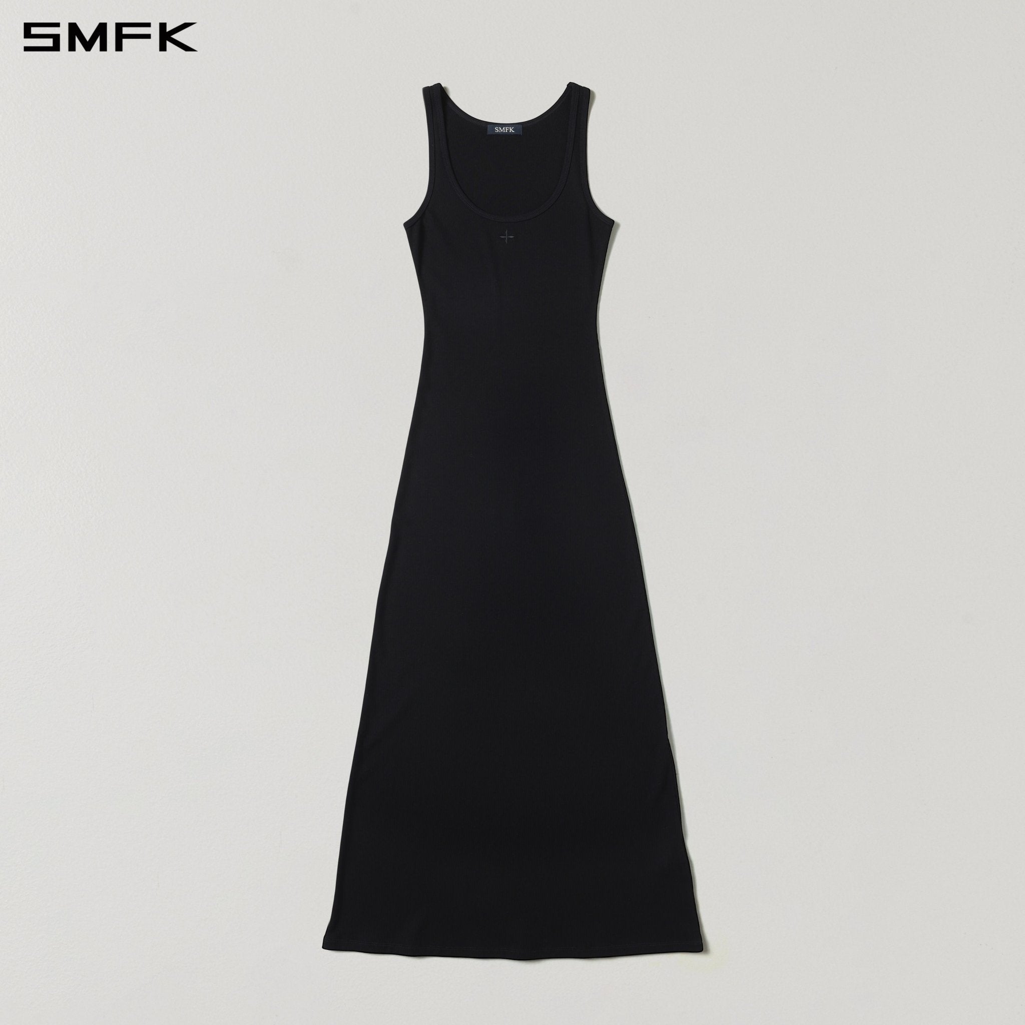 SMFK Black Silk Vest Dress | MADAX