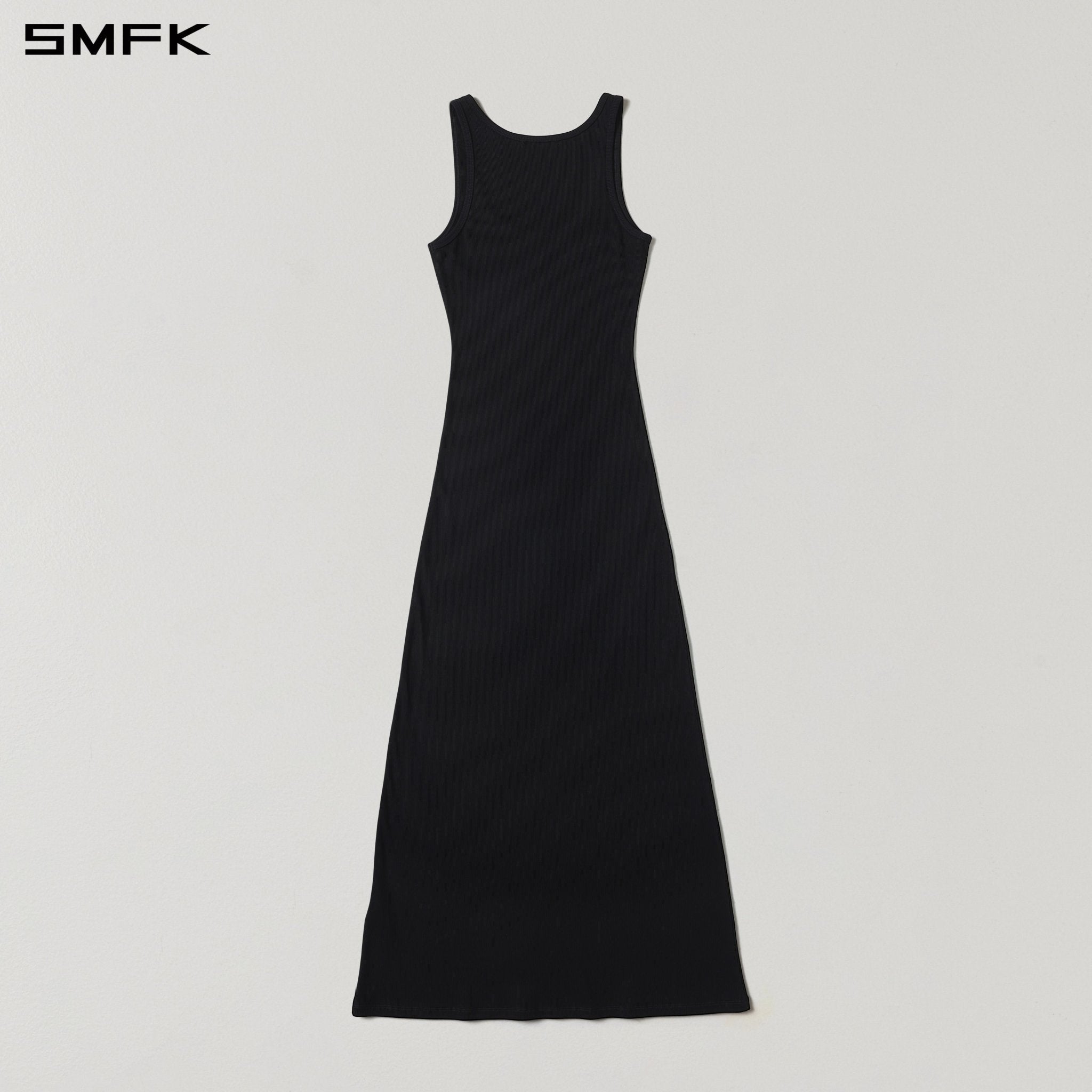SMFK Black Silk Vest Dress | MADAX