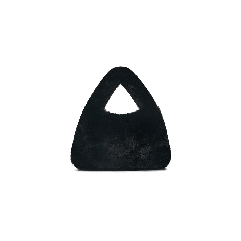 NAWS Black Snow Black - night Furry Tote | MADAX