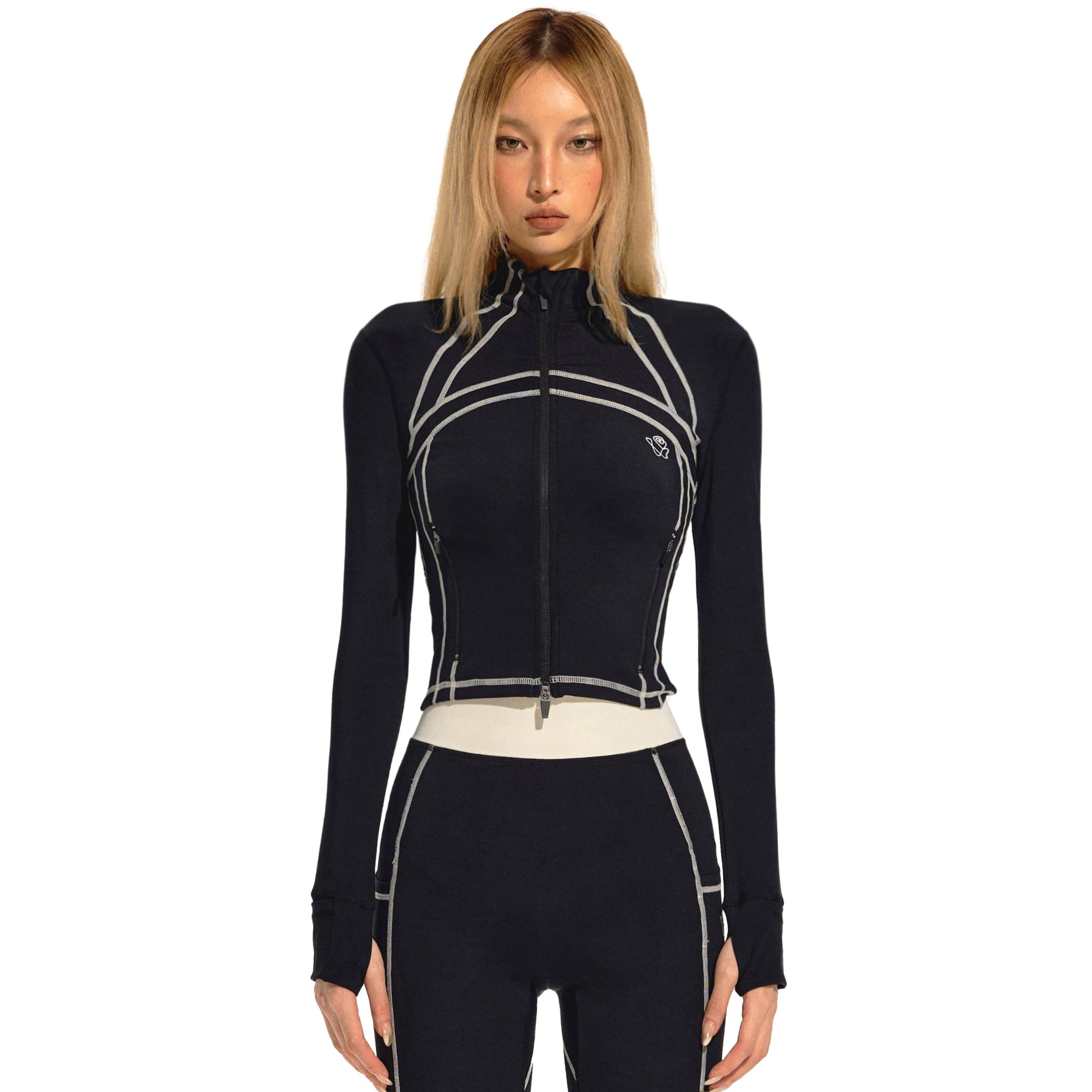 NAWS Black Walking Bodysuit Jacket | MADAX