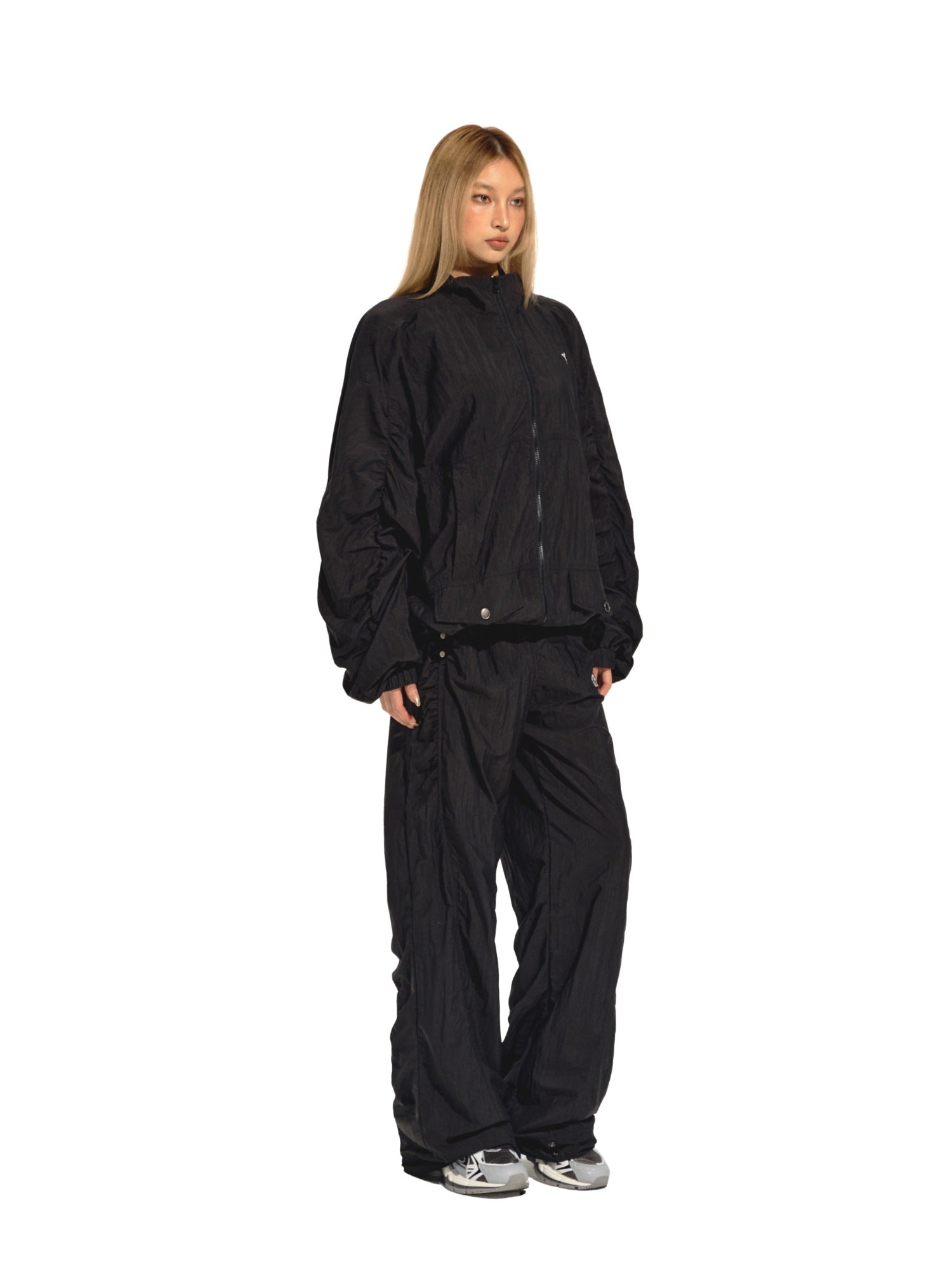 NAWS Black Waterproof Soft Jogging Jacket | MADAX