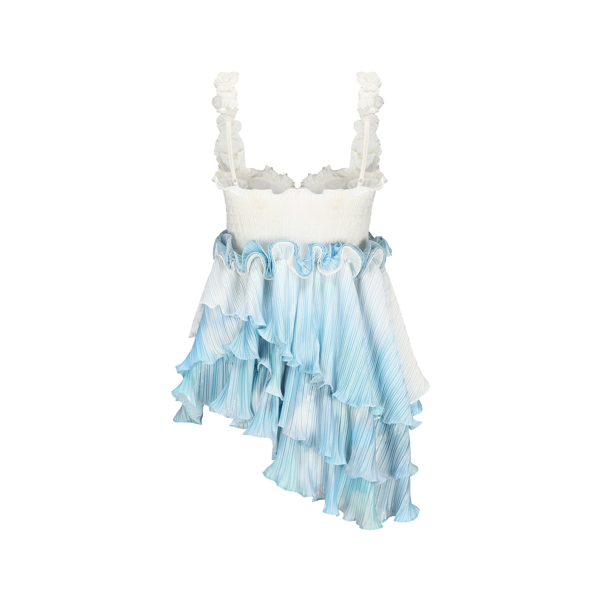 ARTE PURA Blue and White Gradient Print Camisole | MADA IN CHINA