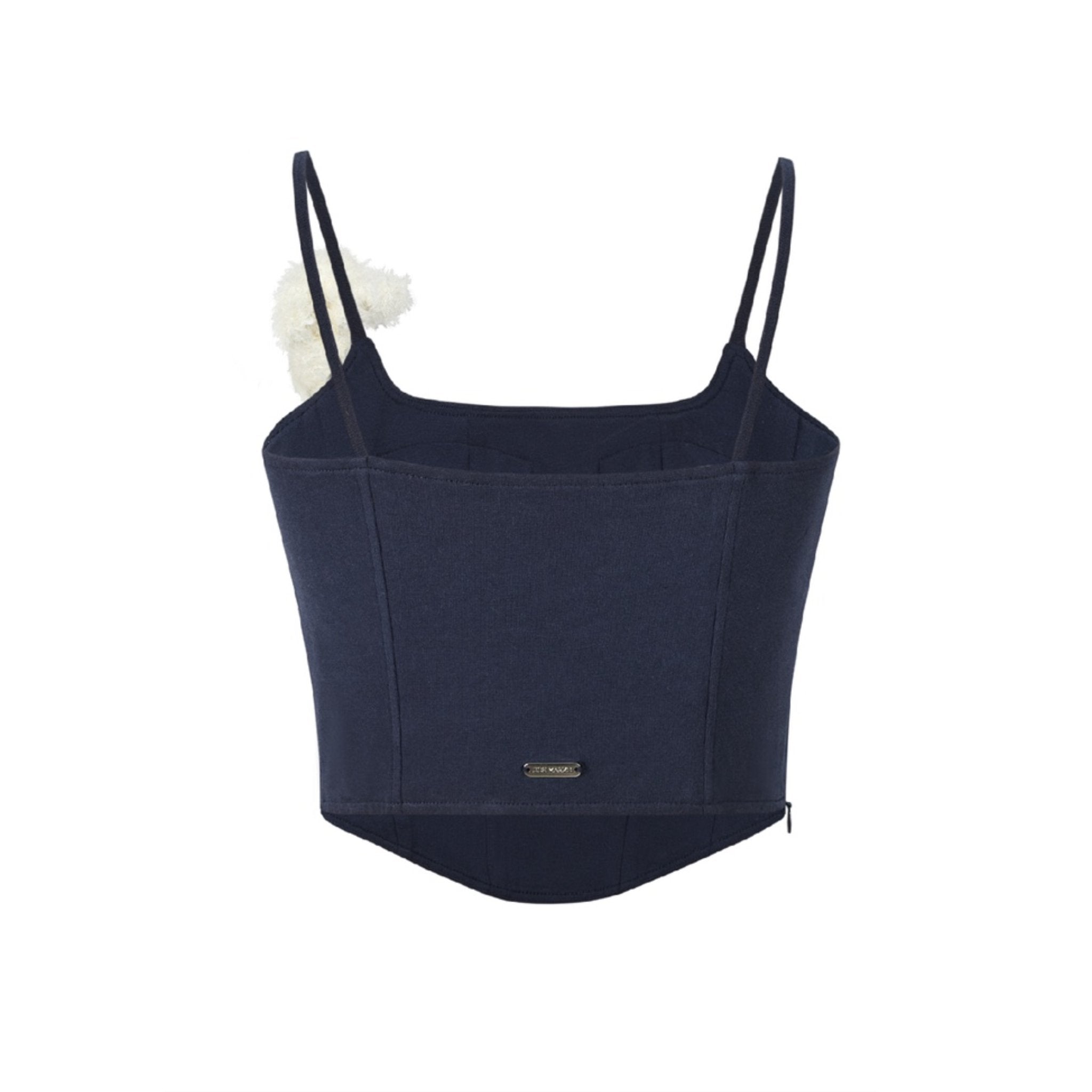 13DE MARZO Blue Base Knit Camisole Vest | MADA IN CHINA