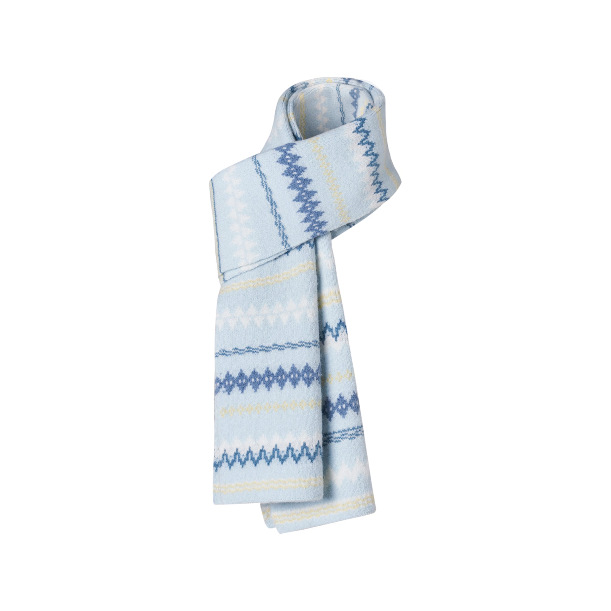 NAWS Blue FairIsle Scarf | MADAX