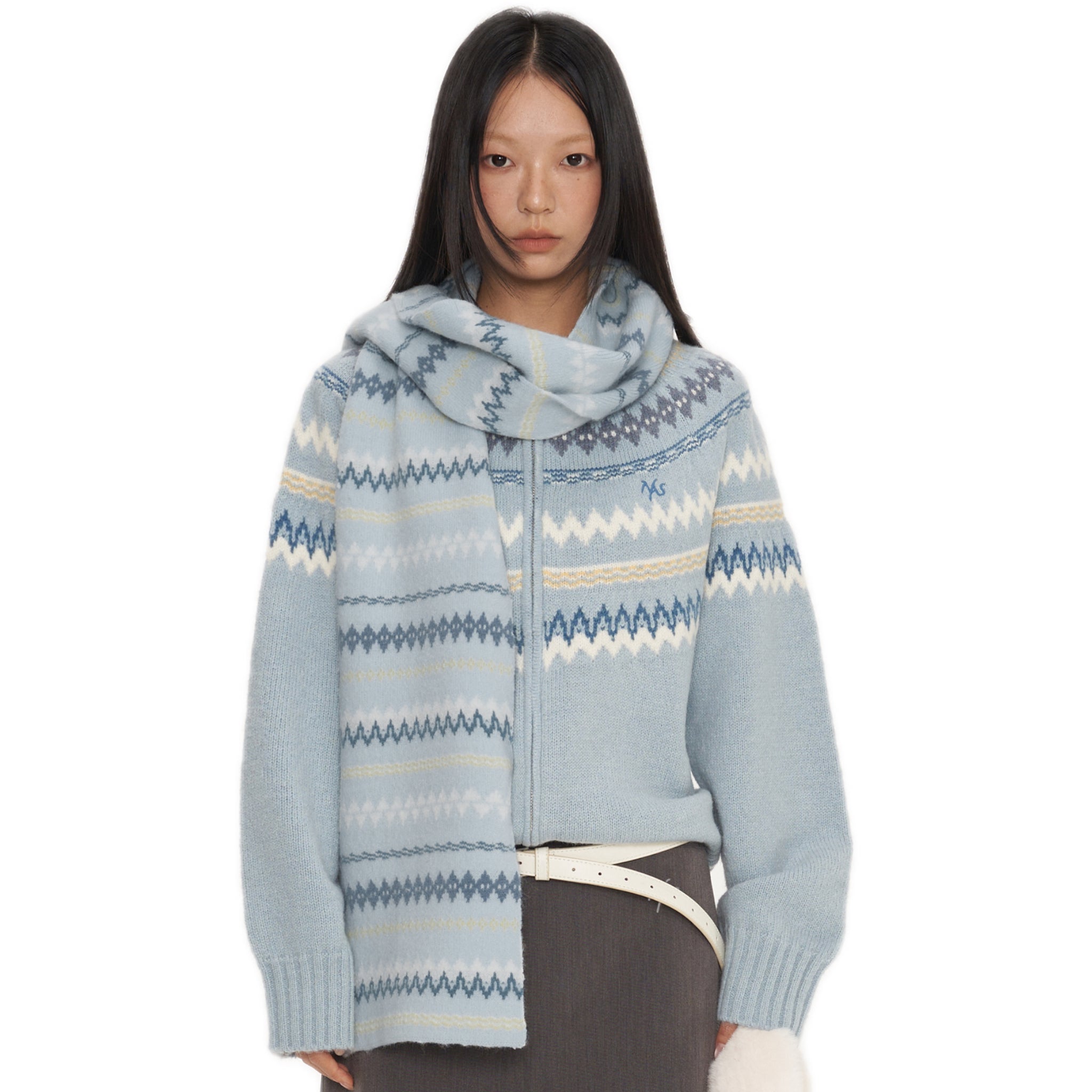 NAWS Blue FairIsle Sweater | MADAX