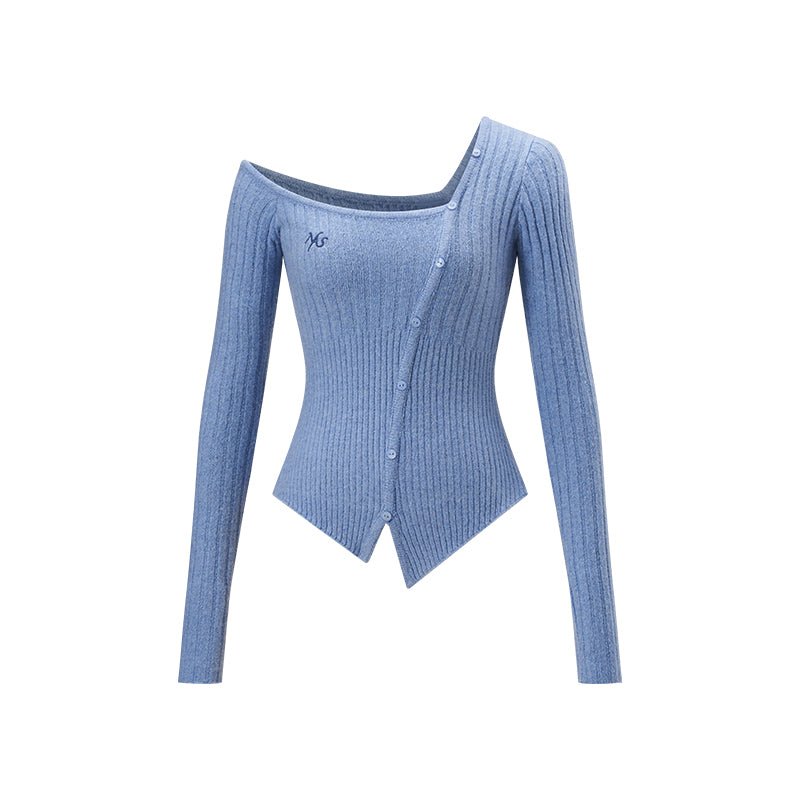 NAWS Blue Knit Top Glacier Set | MADAX