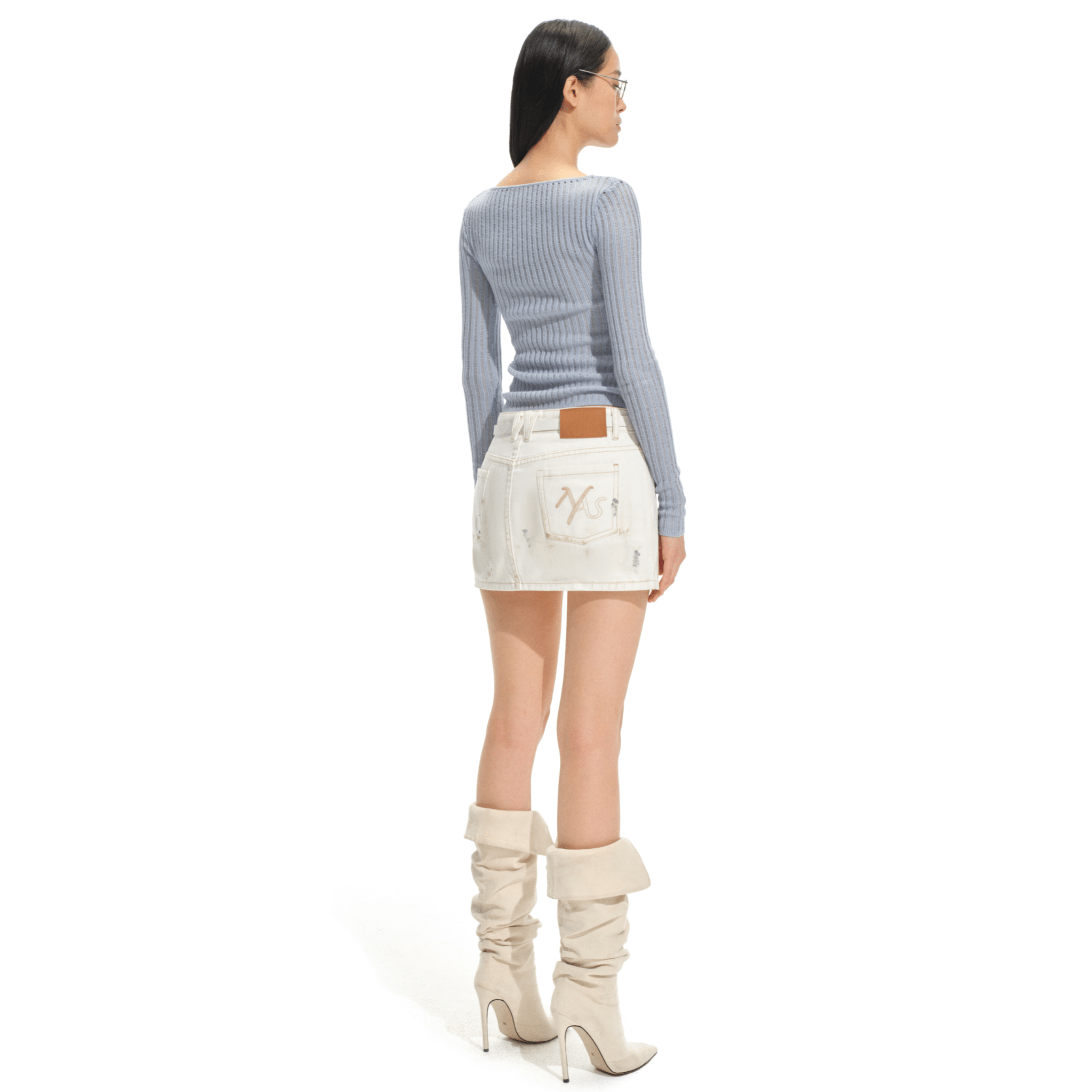 NAWS Blue Ridge Knitwear Sweater in Blue | MADAX