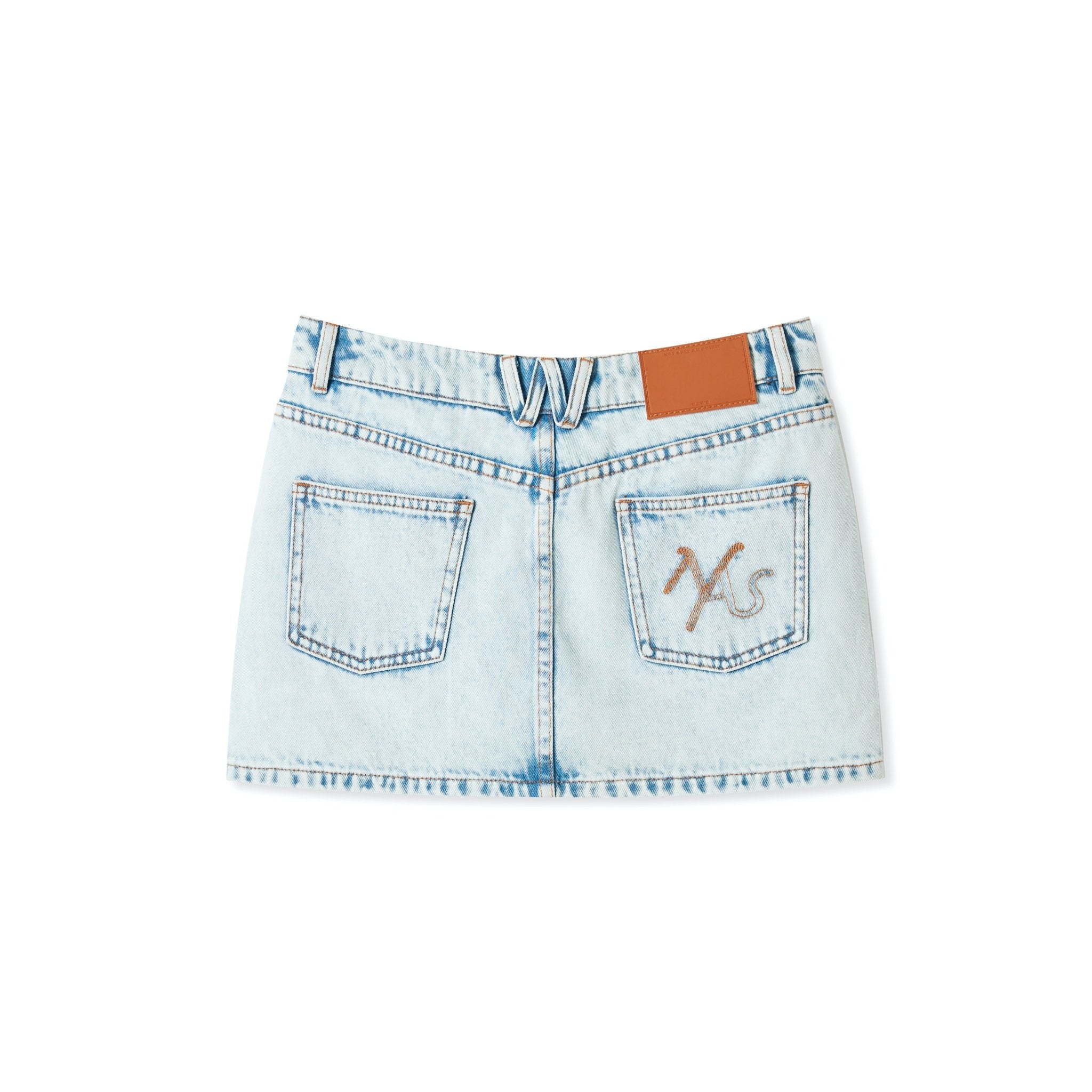 NAWS Blue wheat Denim Skirt | MADAX