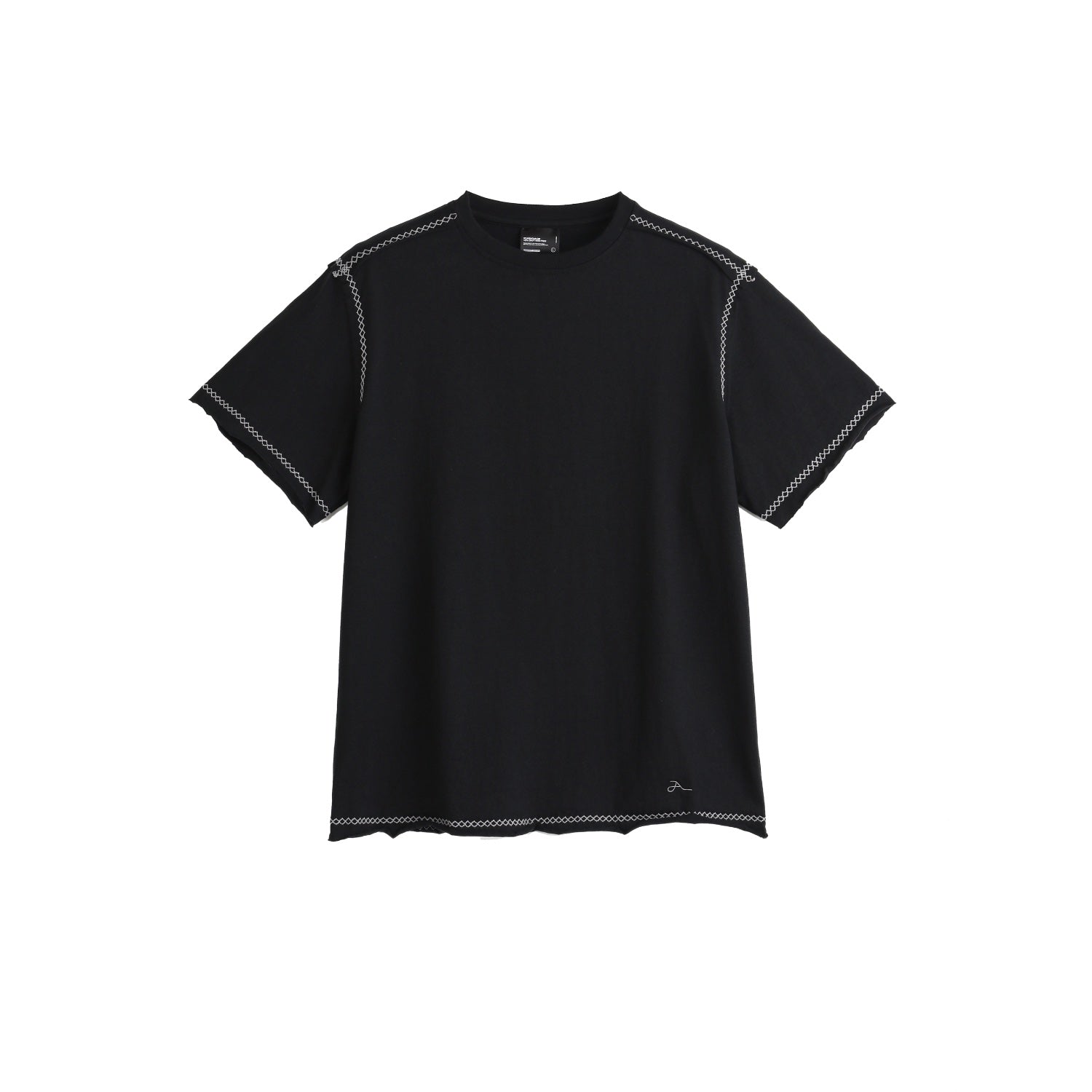 ARCH Border Short Sleeve T - shirt In Black | MADA IN CHINA