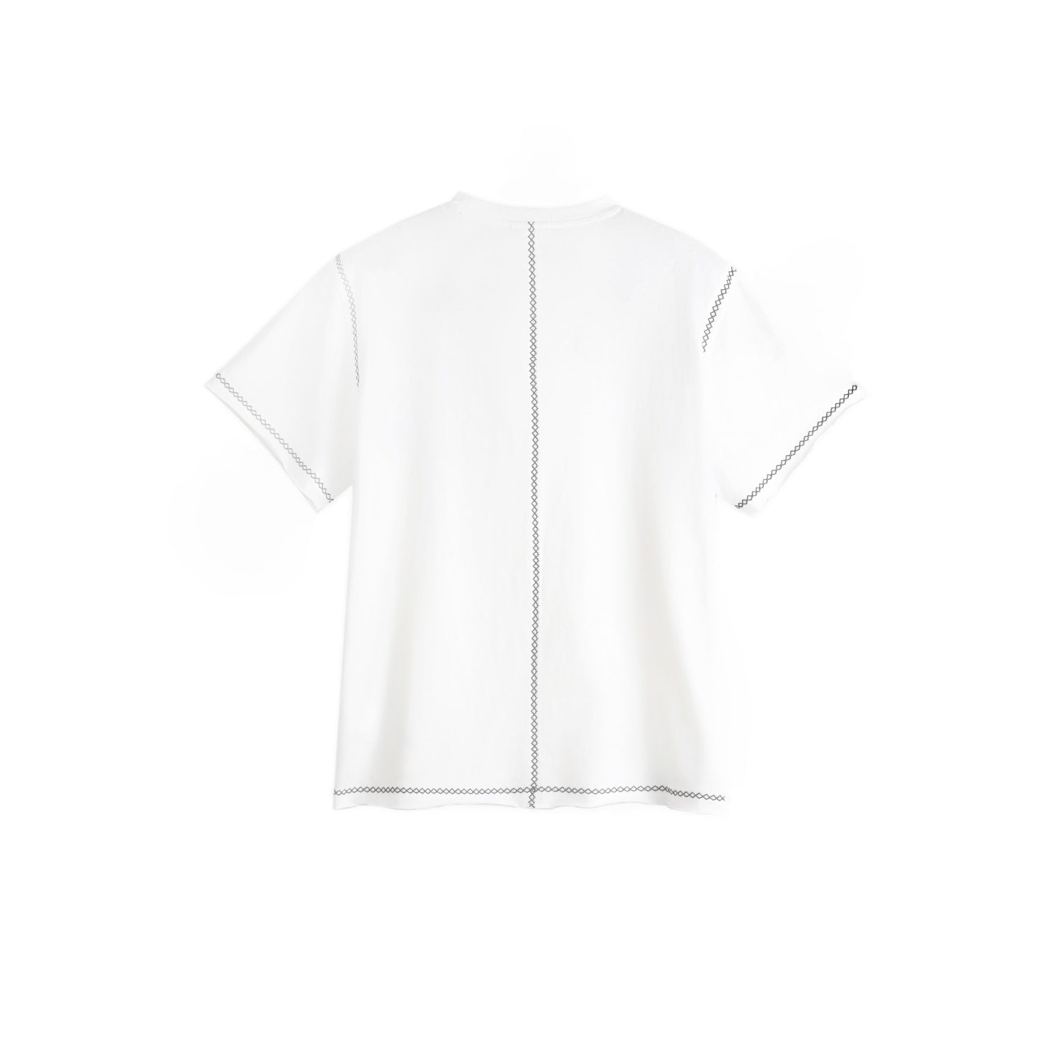 ARCH Border Short Sleeve T - shirt In White | MADA IN CHINA