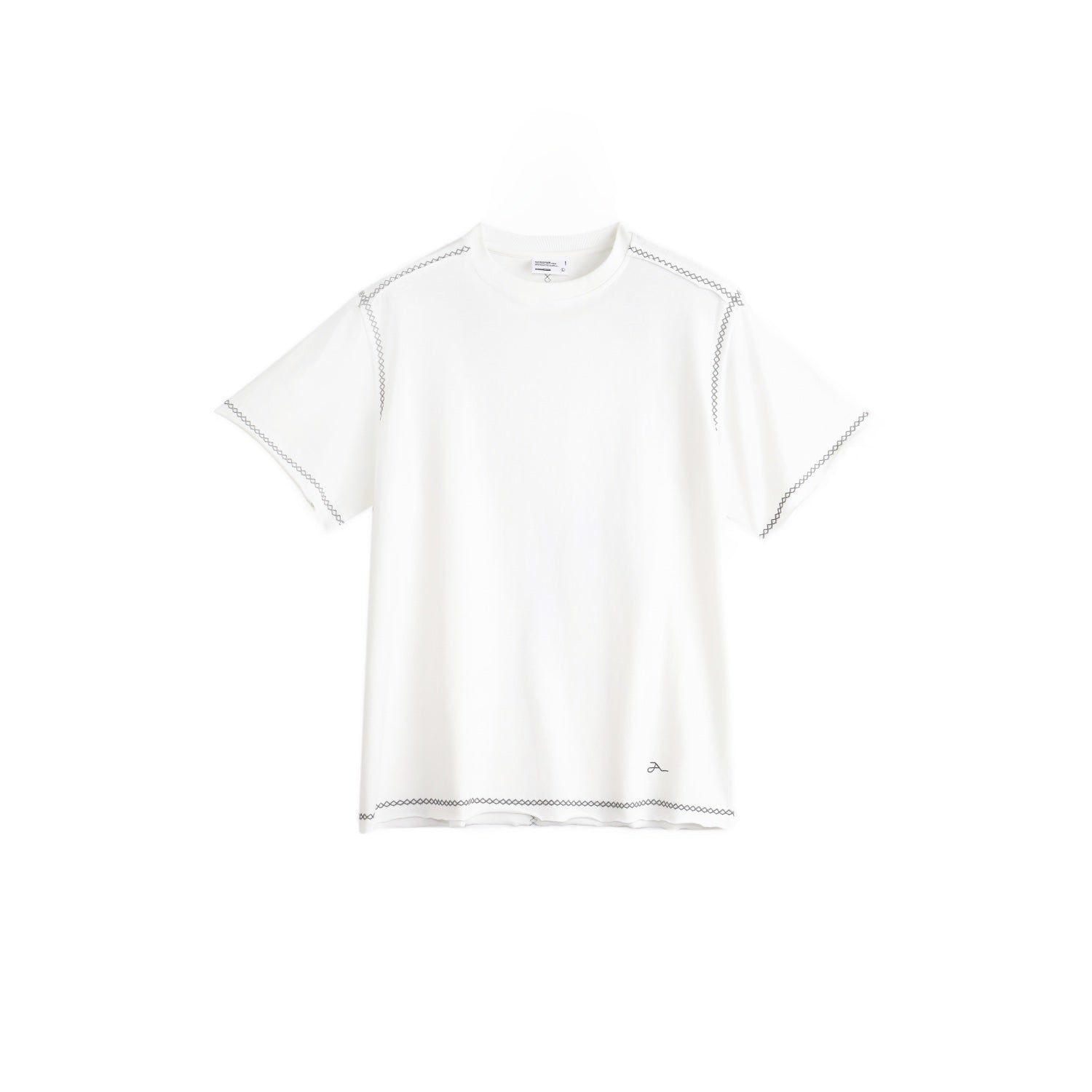 ARCH Border Short Sleeve T - shirt In White | MADA IN CHINA