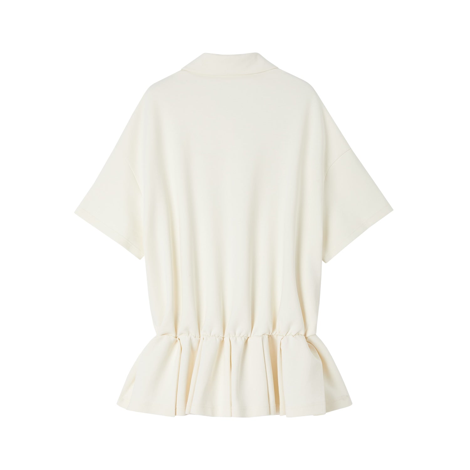 SOMESOWE Bow Pleated Dress In Beige | MADAX