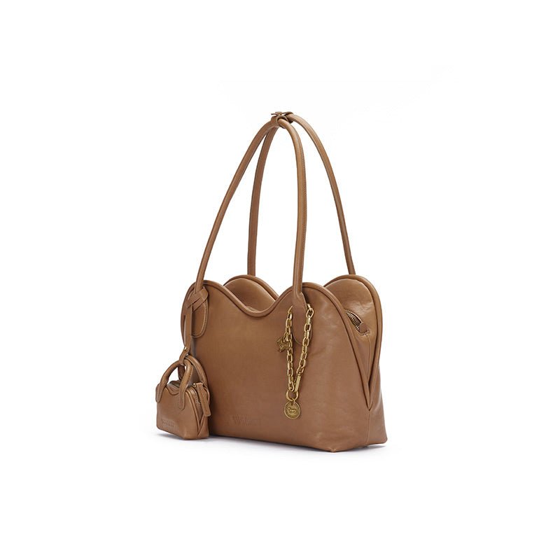 Sugar Su Bowling Bag Large Brown | MADAX