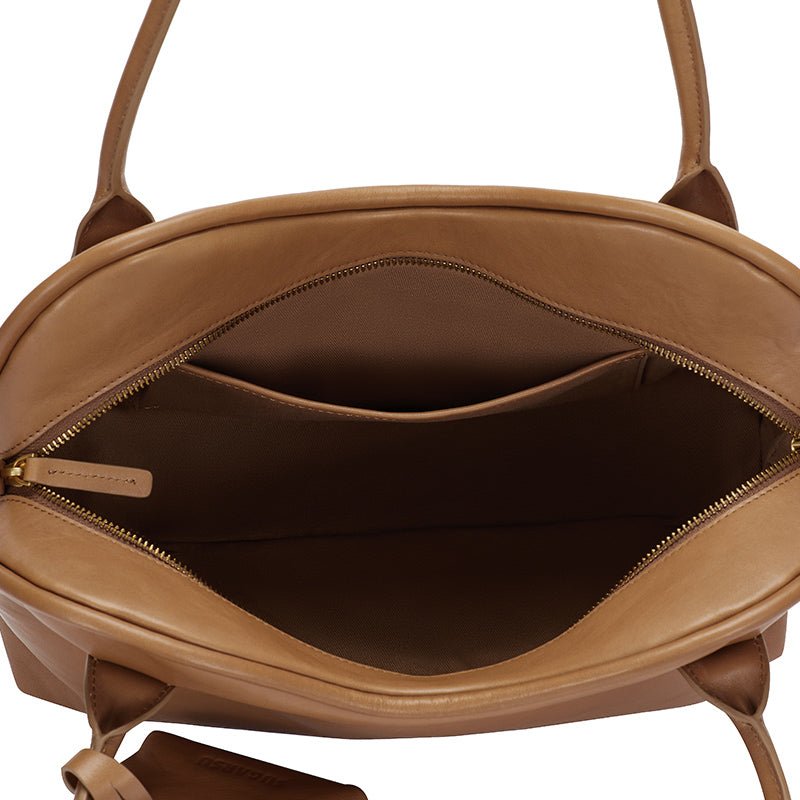 Sugar Su Bowling Bag Large Brown | MADAX