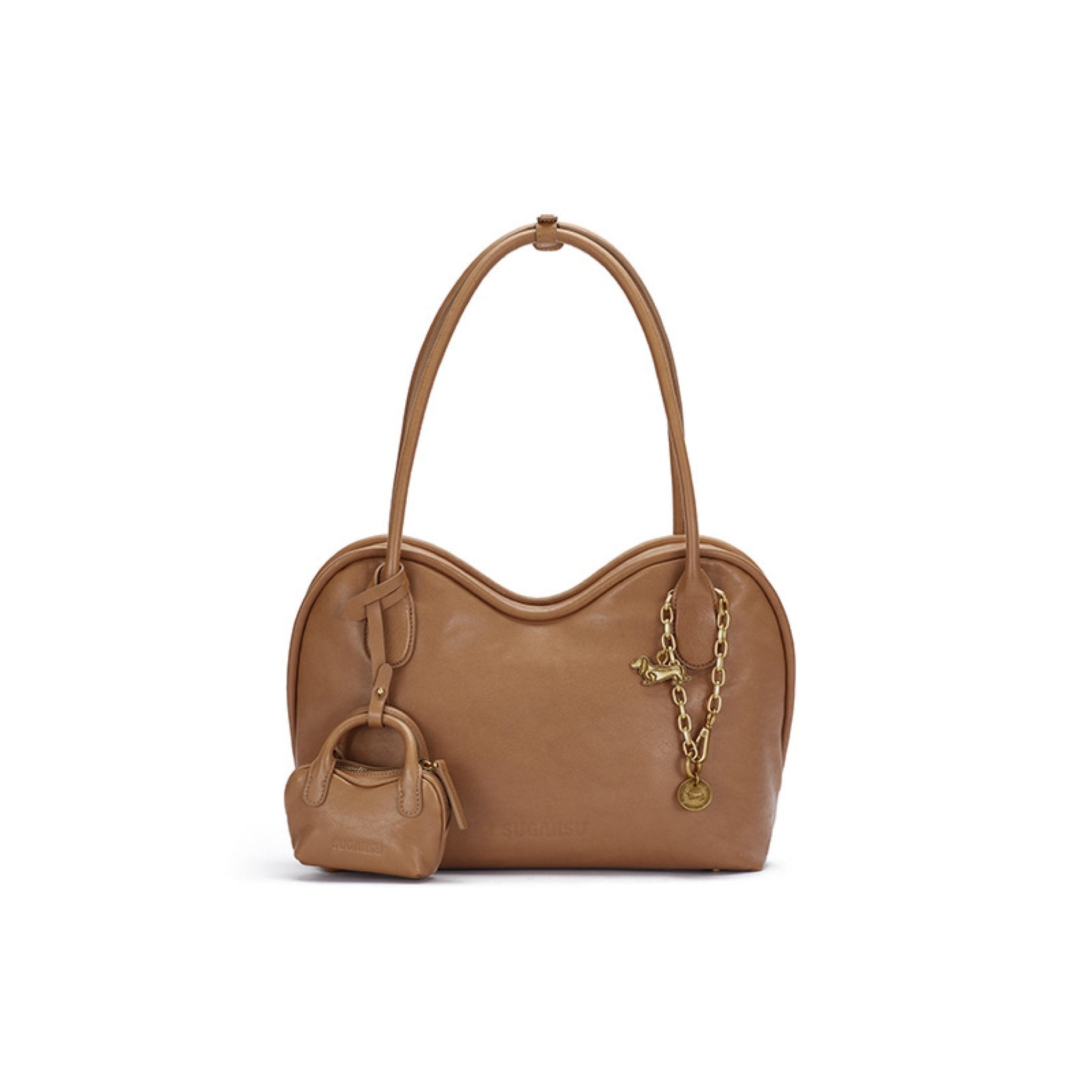 Sugar Su Bowling Bag Large Brown | MADAX