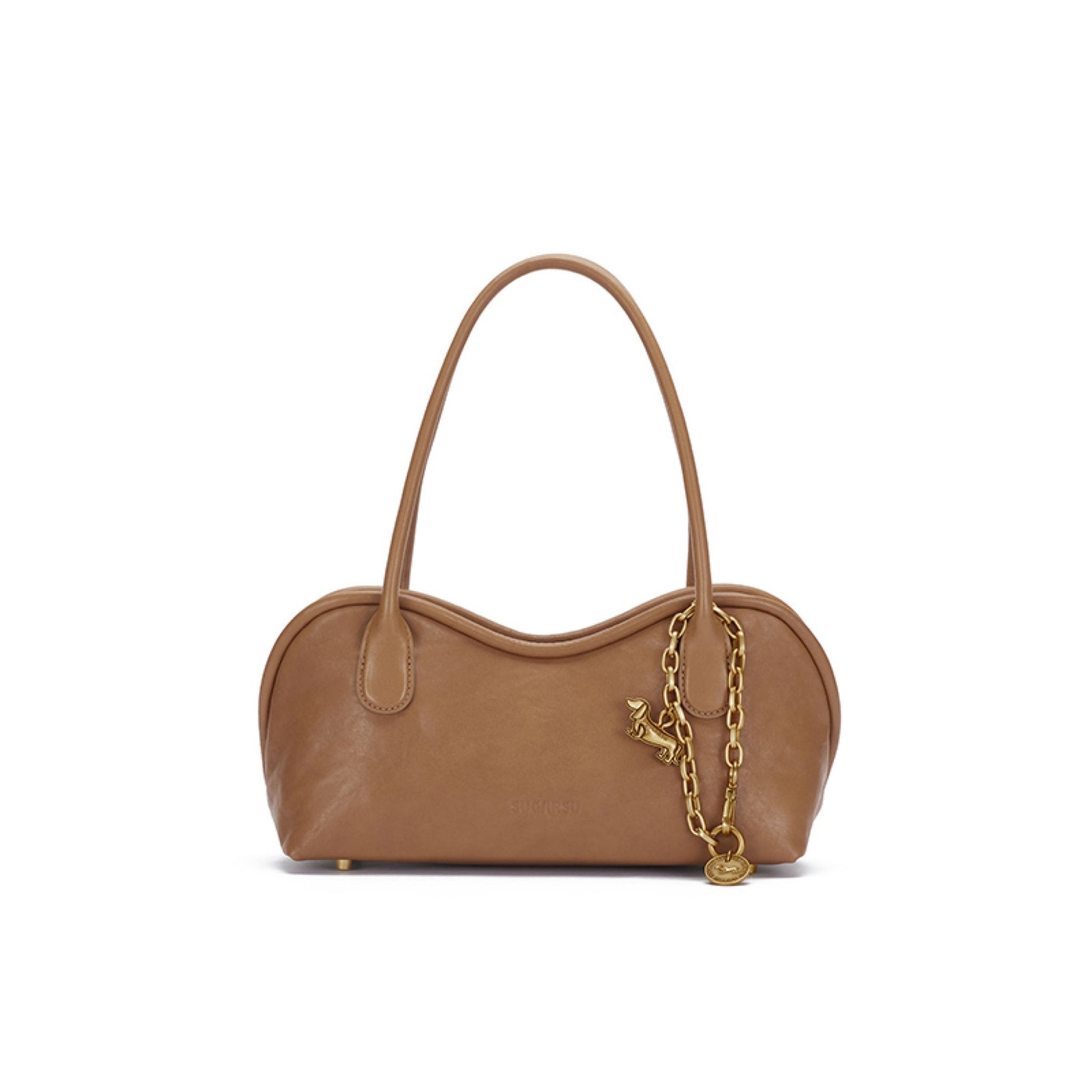 Sugar Su Bowling Bag Small Brown | MADAX