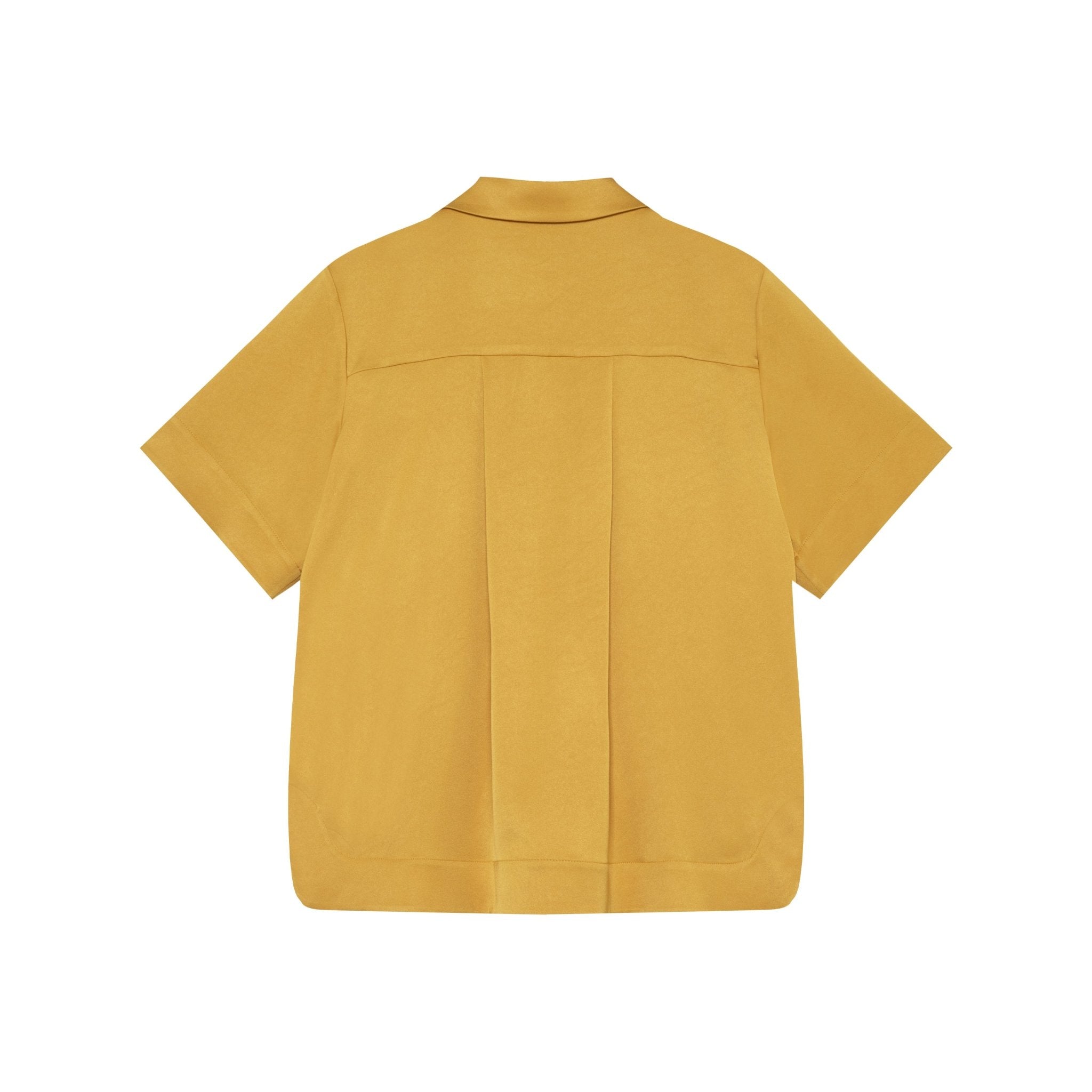 NOSENSE Branded Boy's Head Embroidered Short Sleeve In Yellow | MADA IN CHINA