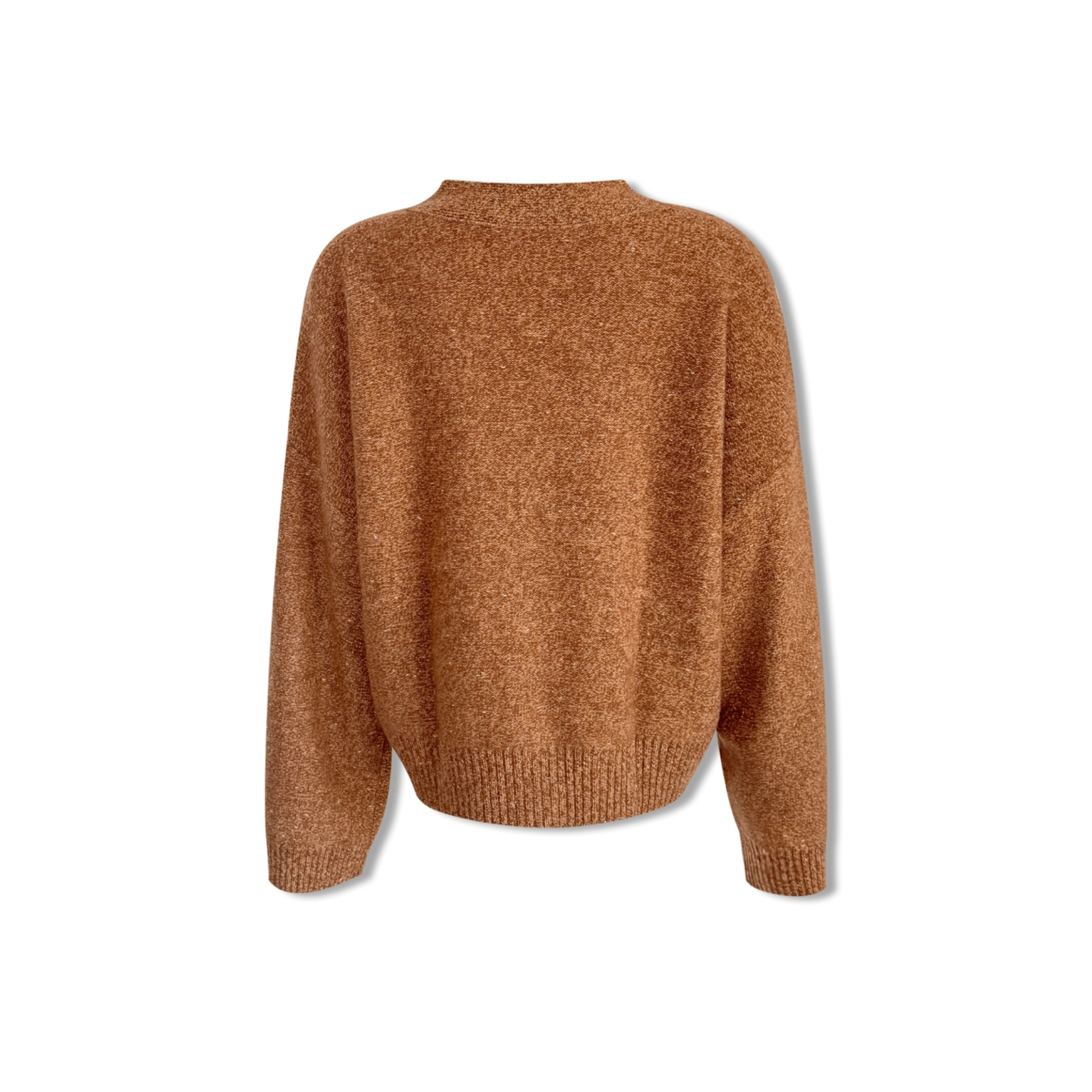 AIMME SPARROW Brown Diamond - embellished Knitted Cardigan | MADAX