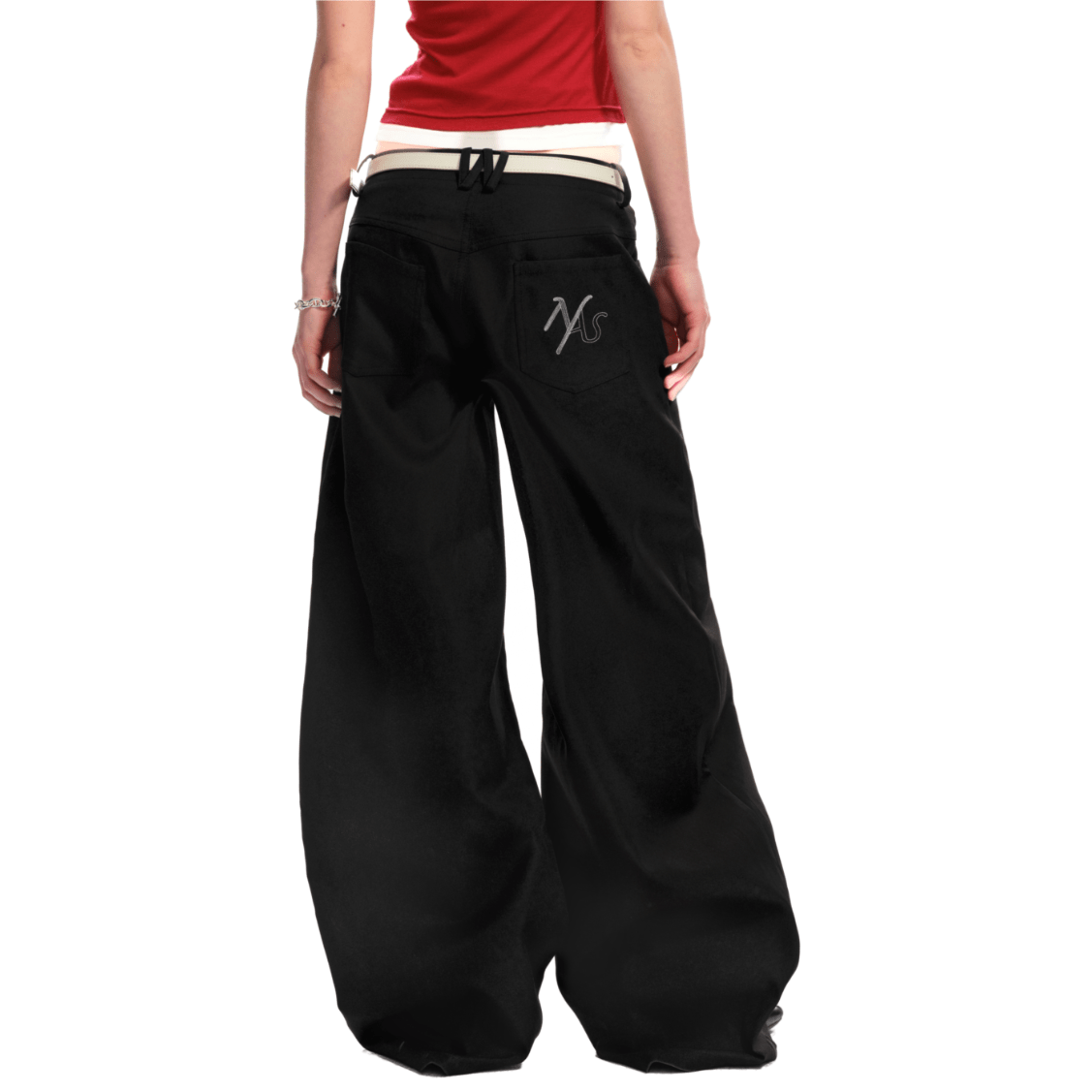 NAWS Camargue Scimitar Pants in Black | MADAX