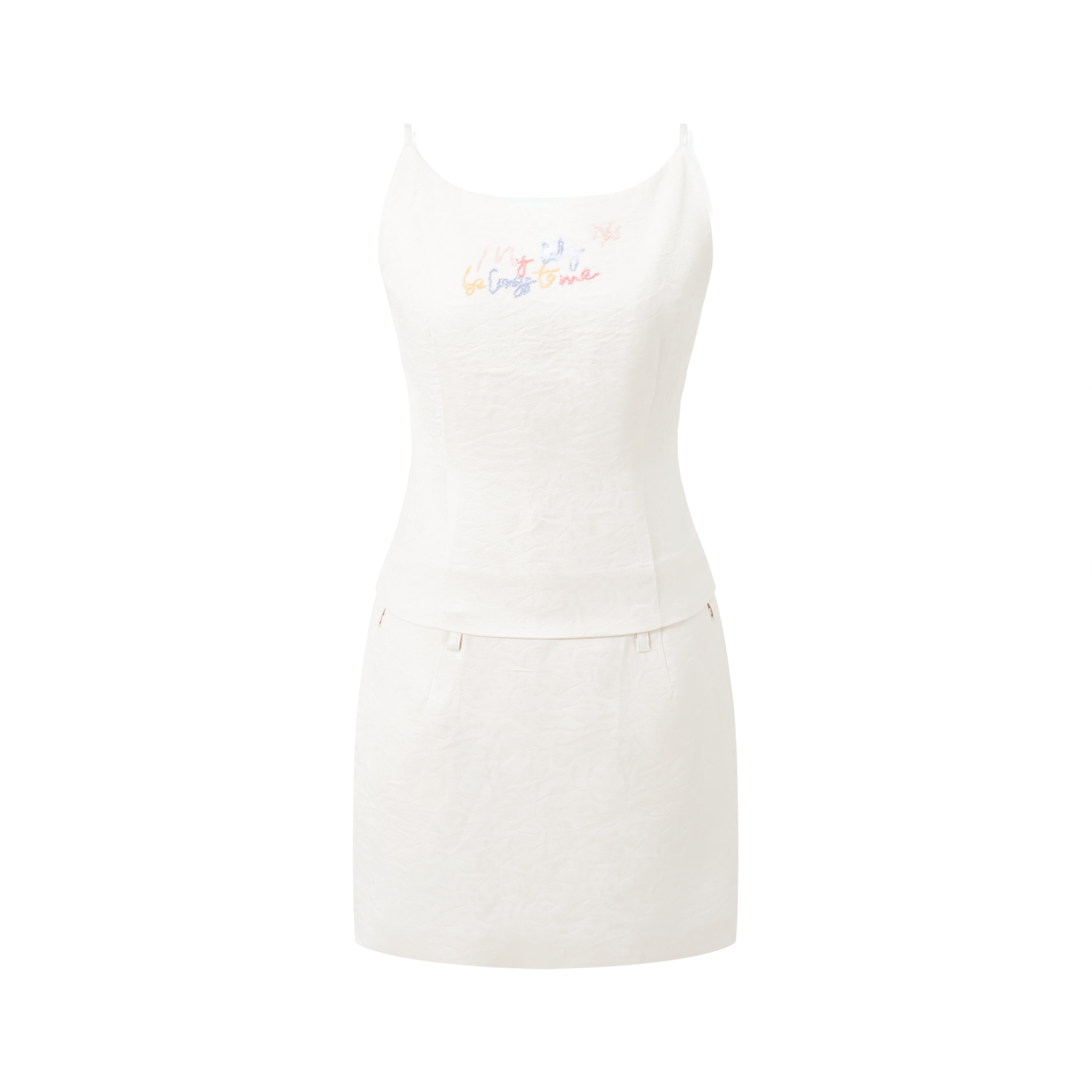 NAWS Candy Holiday Dress in White | MADAX