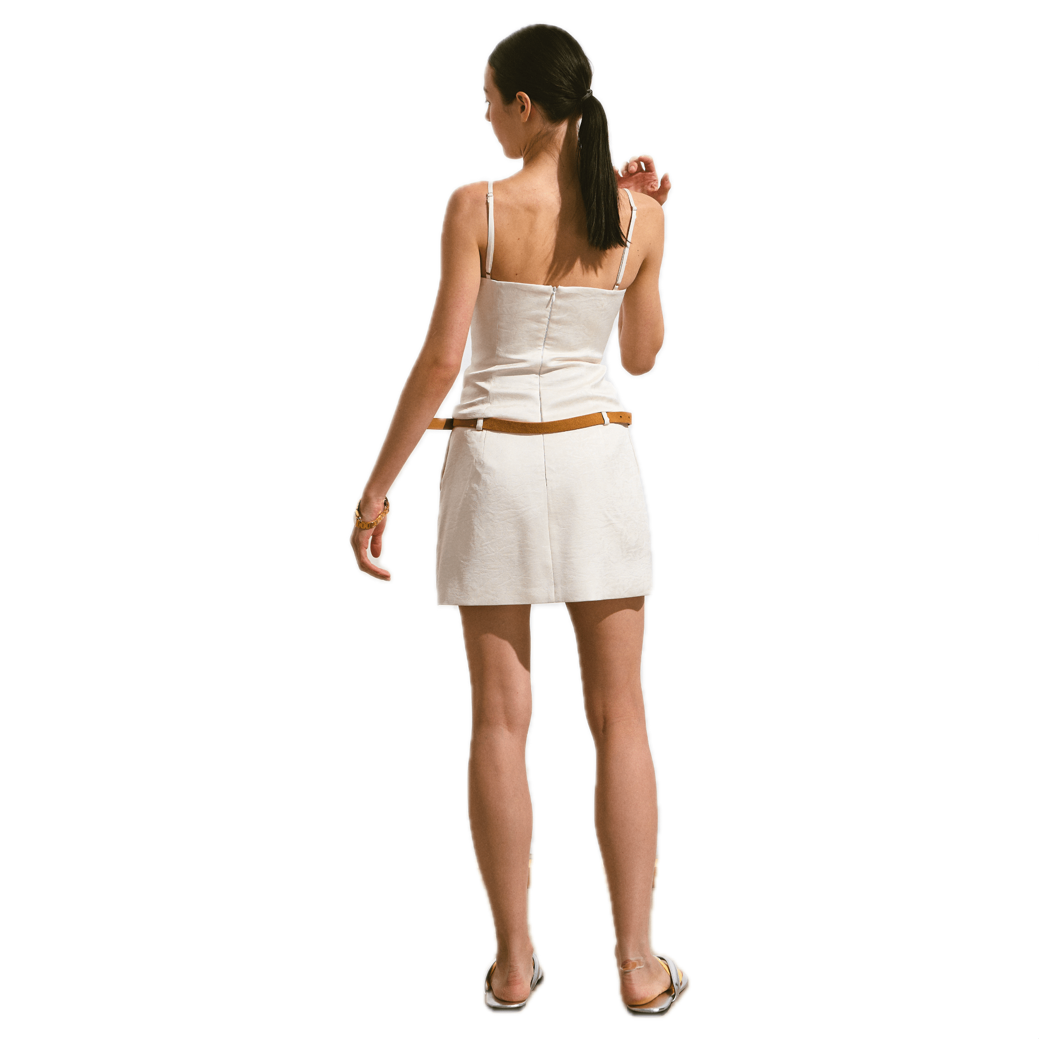 NAWS Candy Holiday Dress in White | MADAX