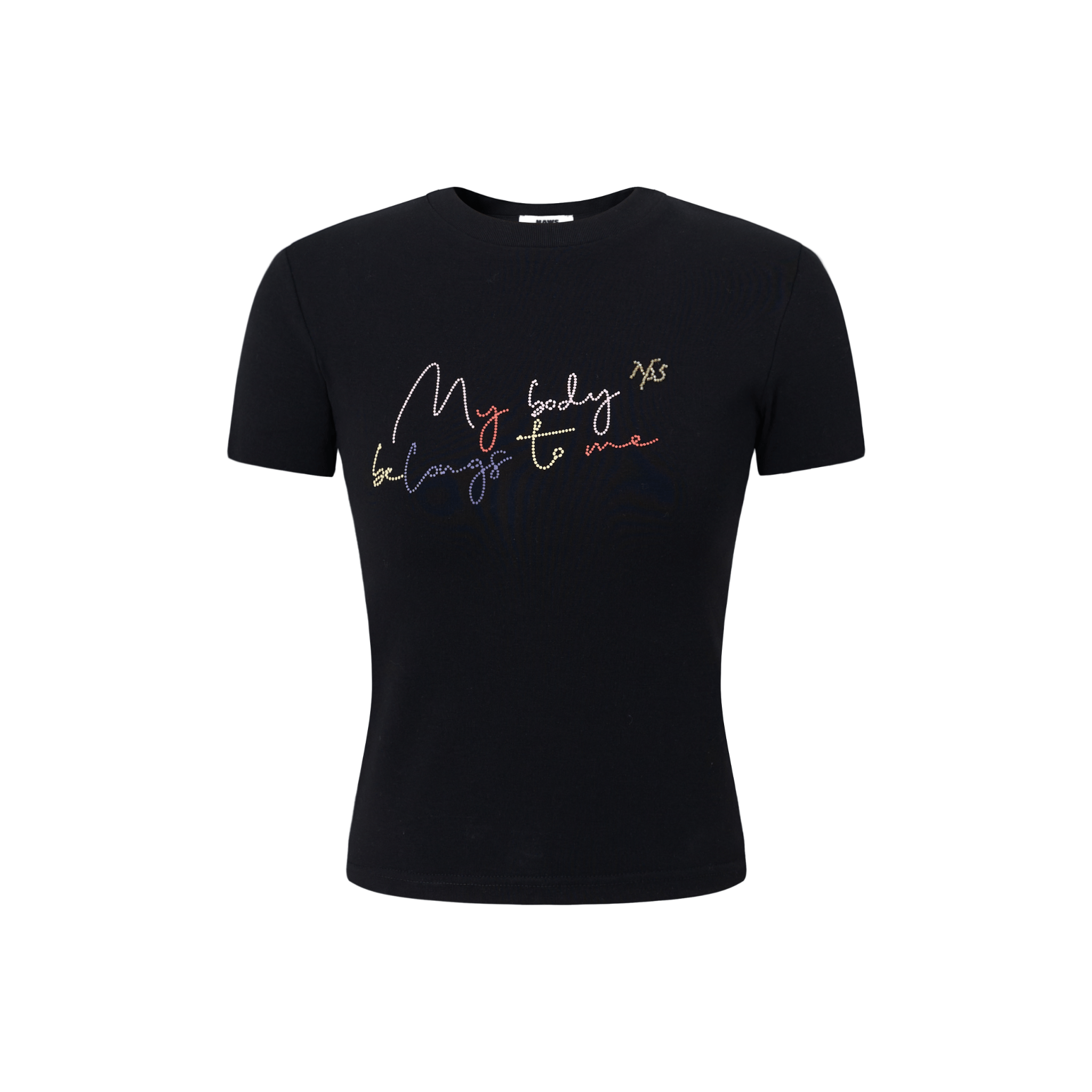 NAWS Candy Slim Tee in Black | MADAX