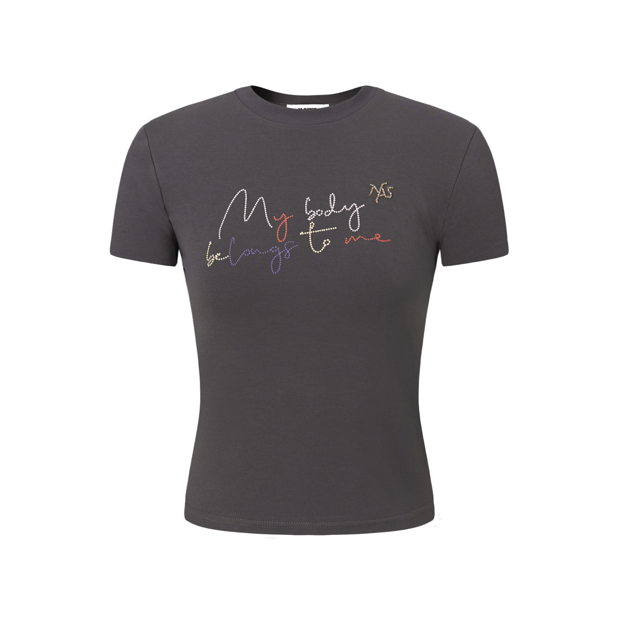 NAWS Candy Slim Tee in Gray | MADAX