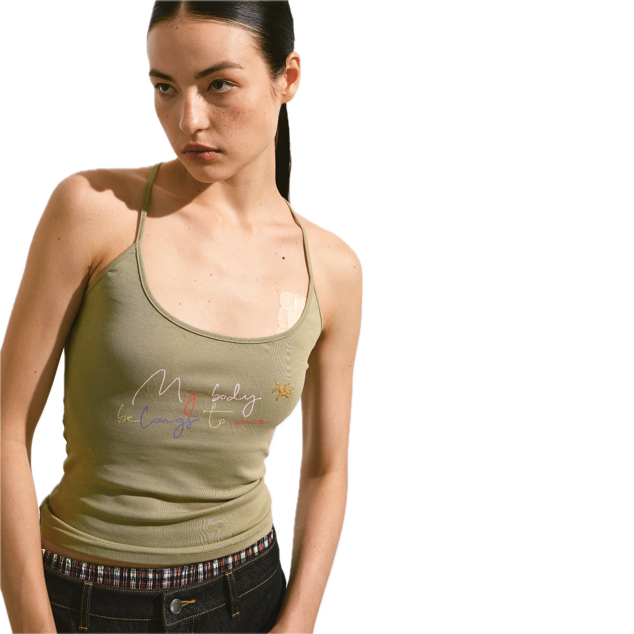 NAWS Candy Vest in Olive Green | MADAX