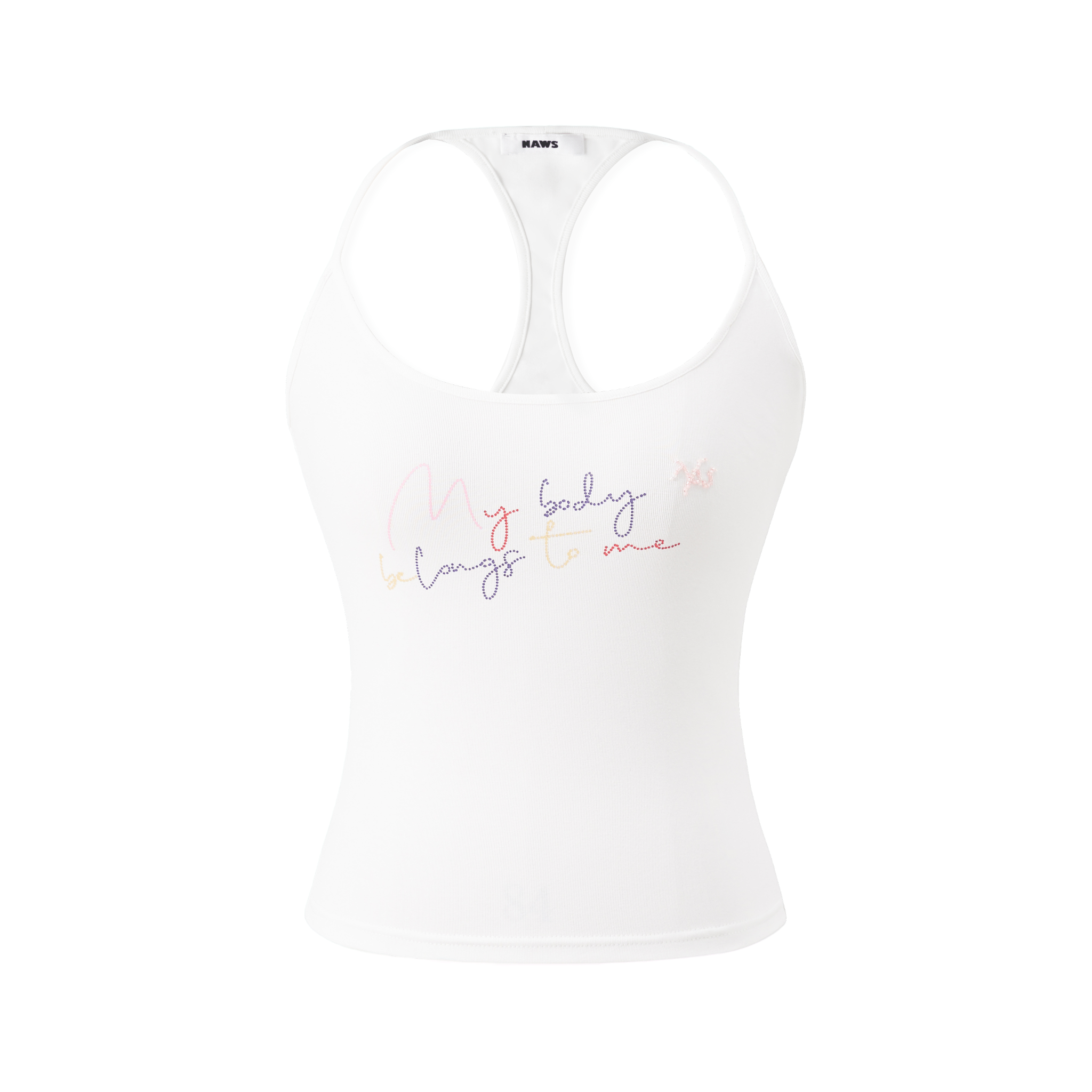 NAWS Candy Vest in White | MADAX