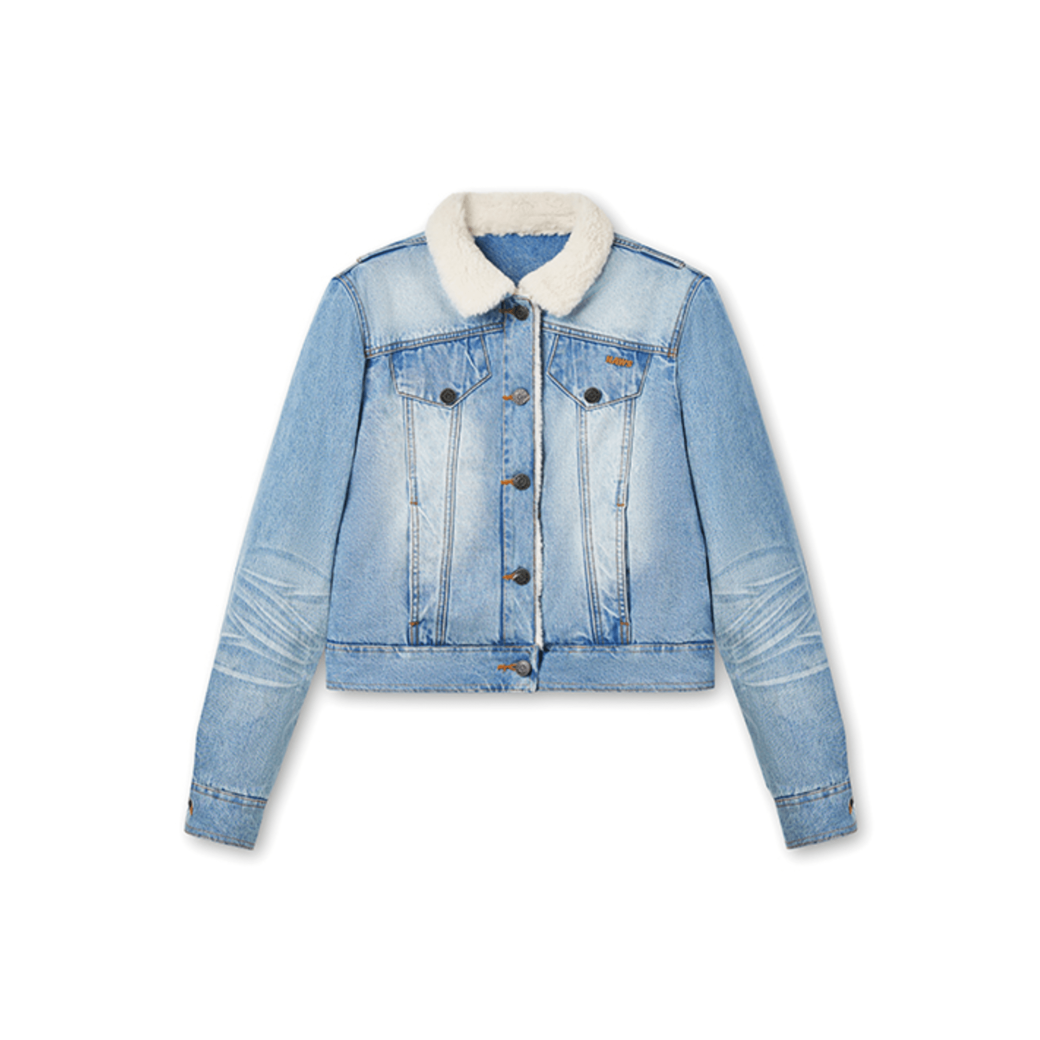 NAWS Caracal Denim Padded Jacket in Blue | MADAX