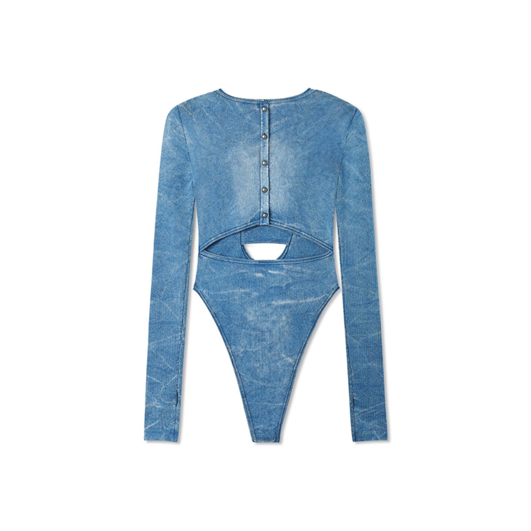 NAWS Caracal Long - Sleeve Jumpsuit in Blue | MADAX