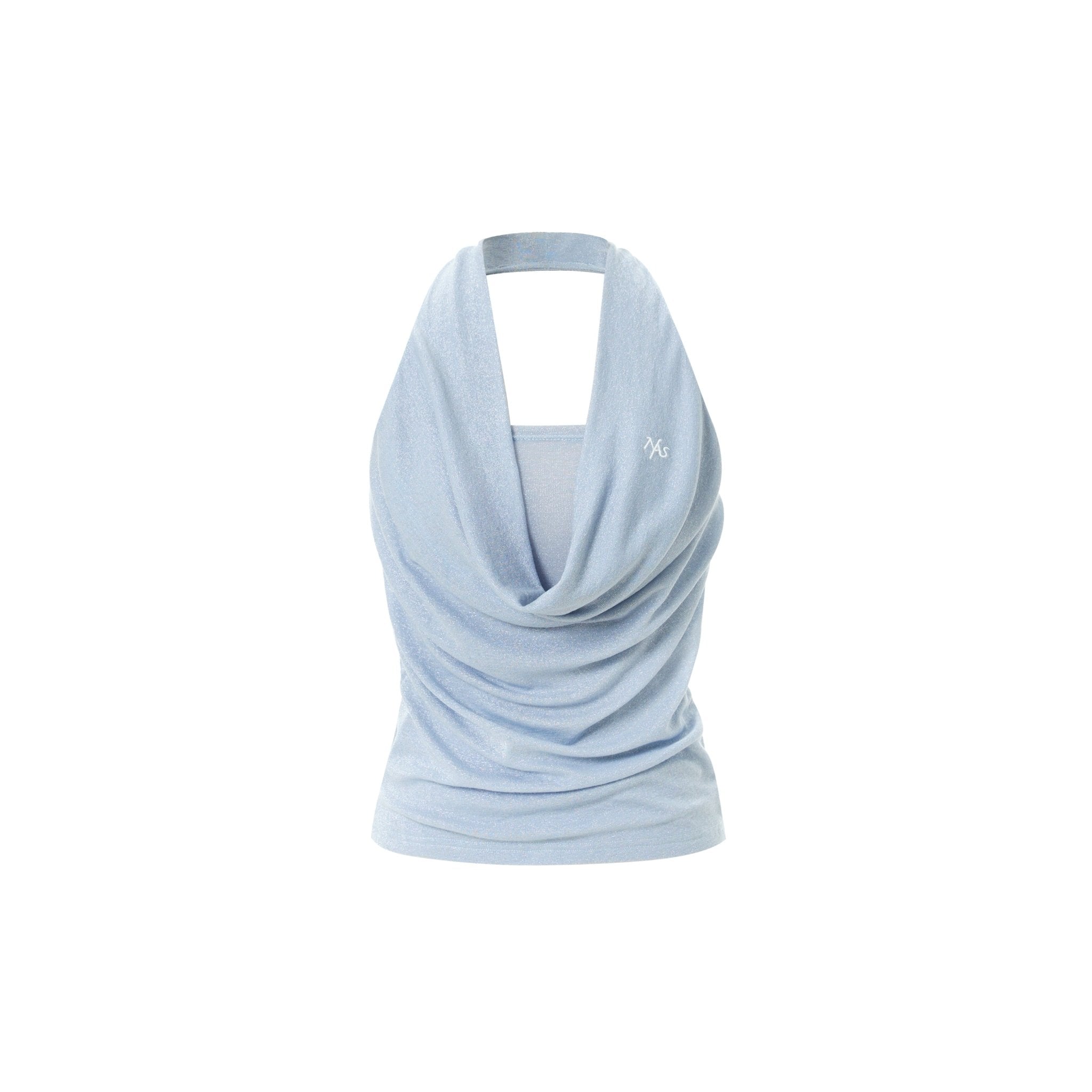 NAWS Cardini Halter Top in Blue | MADAX