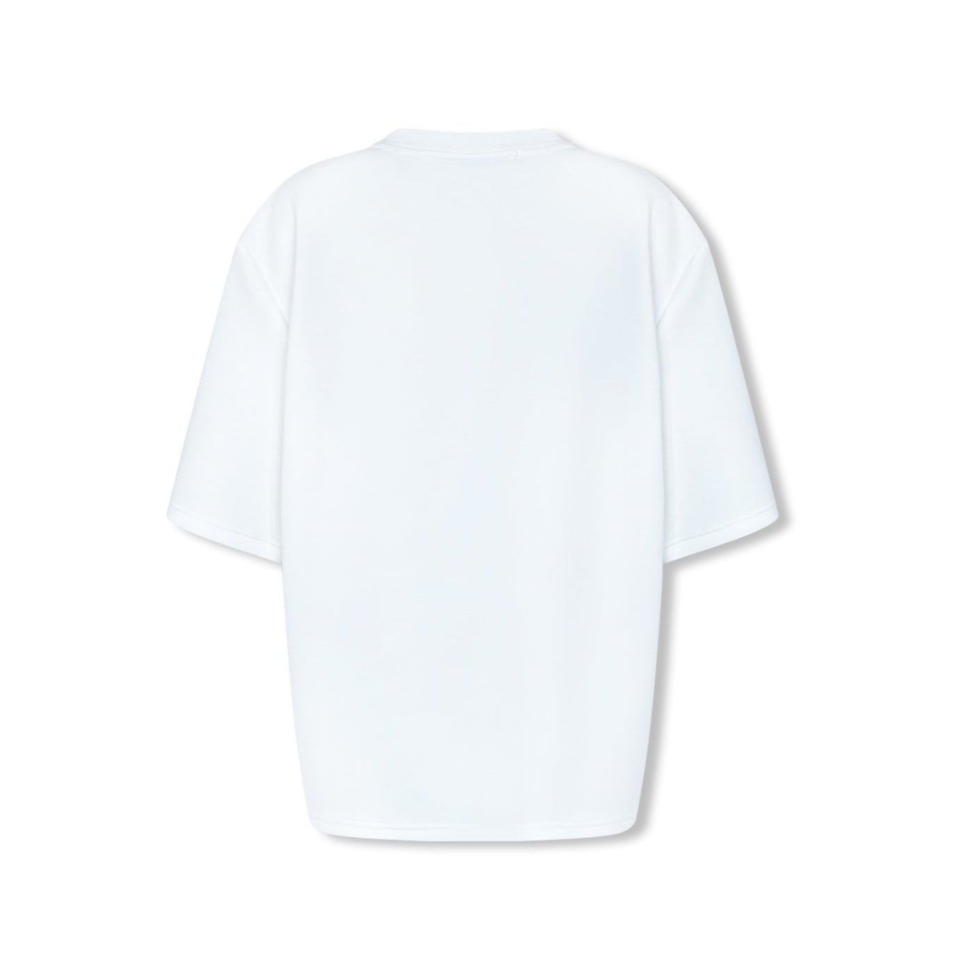 NOT FOR US Cat Holding Apple Print Short - sleeved Shirt in White | MADAX