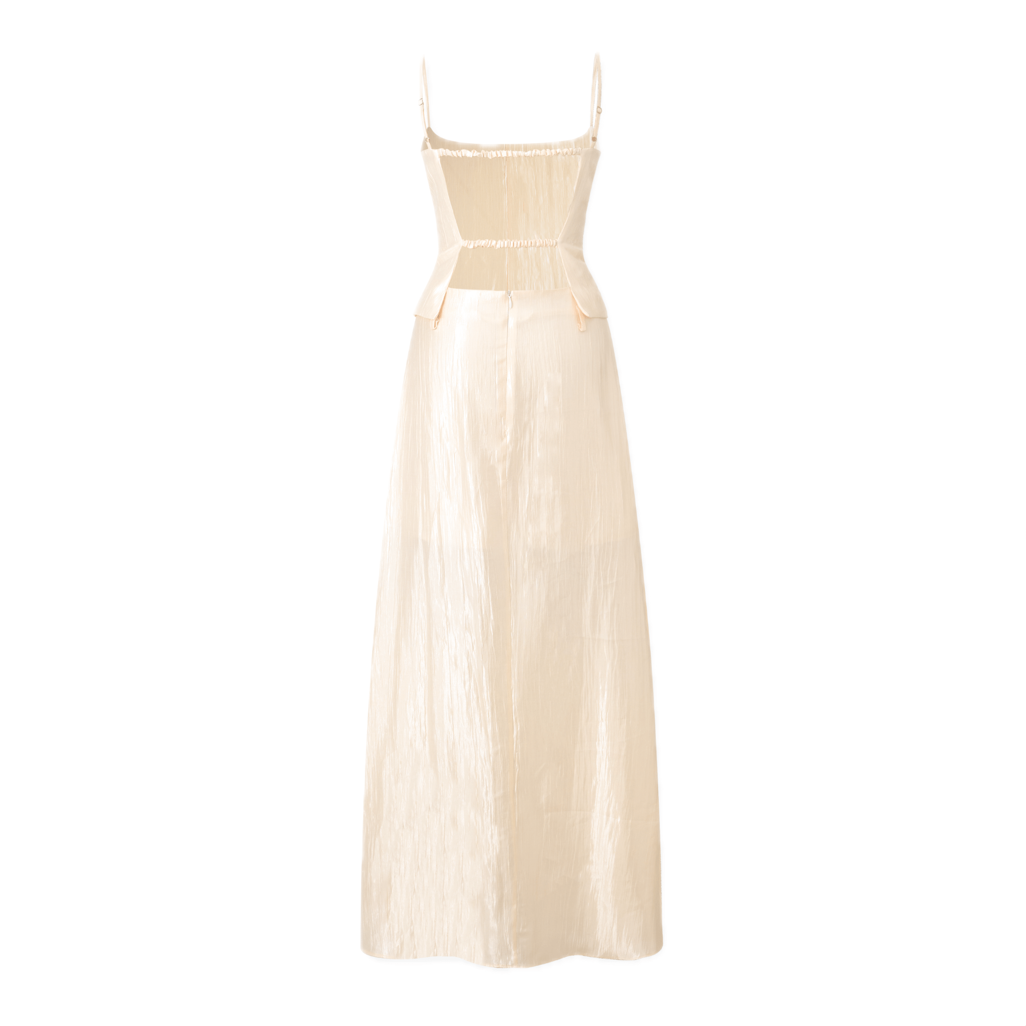 NAWS Champagne Holiday Dress Set in Soft Mist Yellow | MADAX