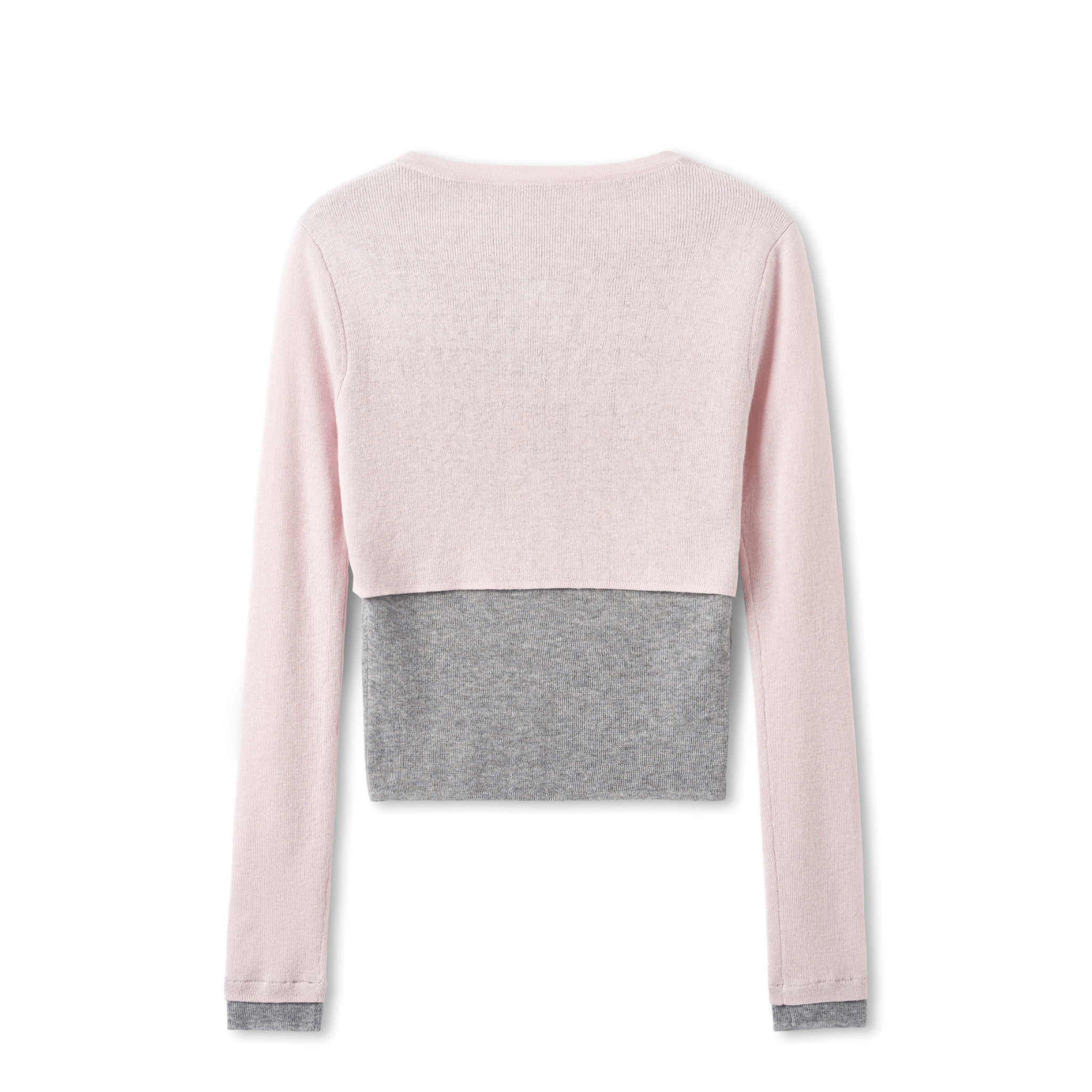 NAWS Champs Knit Sweater in Gray Mist Pink | MADAX