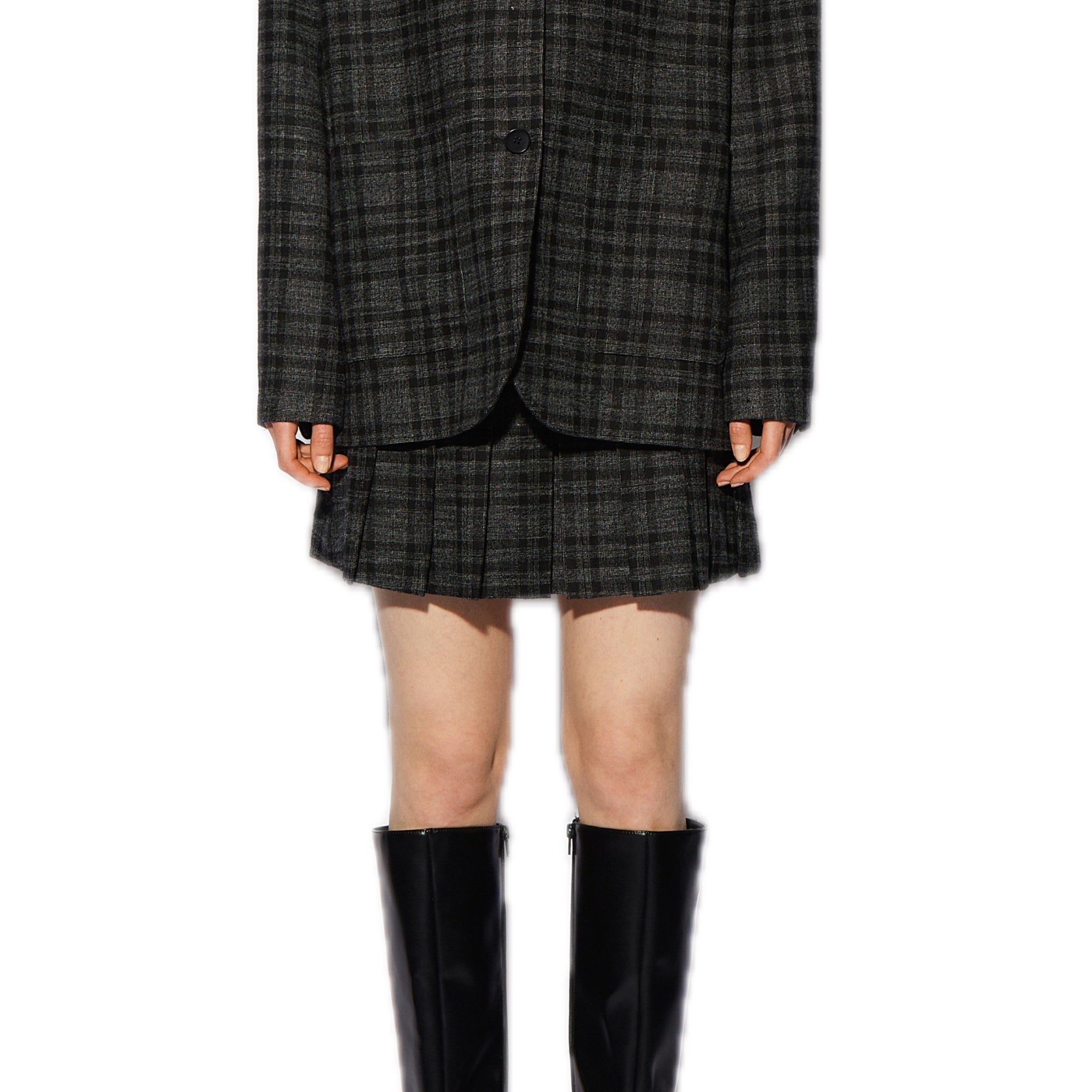 CPLUS SERIES Checked Mini Skirt | MADA IN CHINA