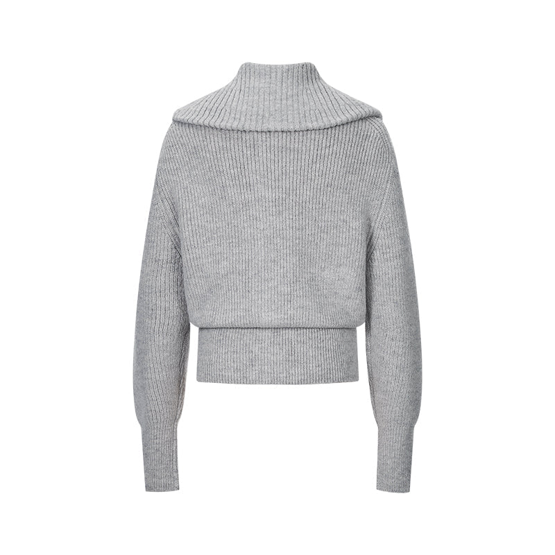 NAWS Classic Grey Knit Cardigan | MADAX