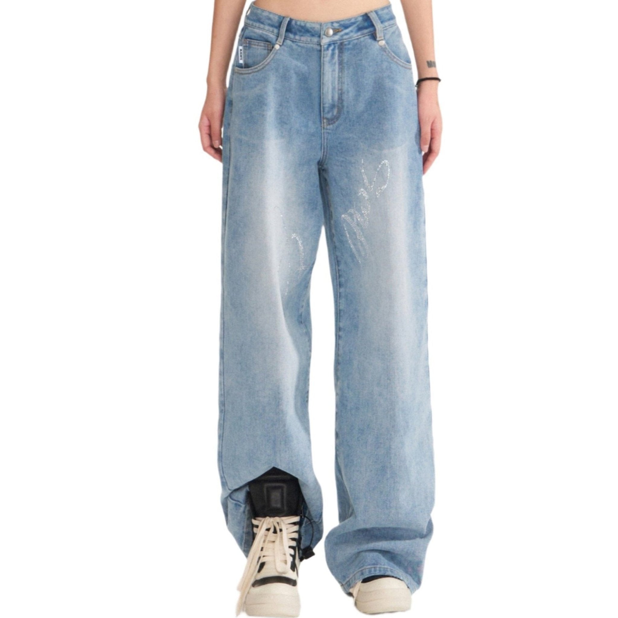 NAWS GEM JEANS ワイドデニムパンツ NAWS ロングジーンズ | MADAX