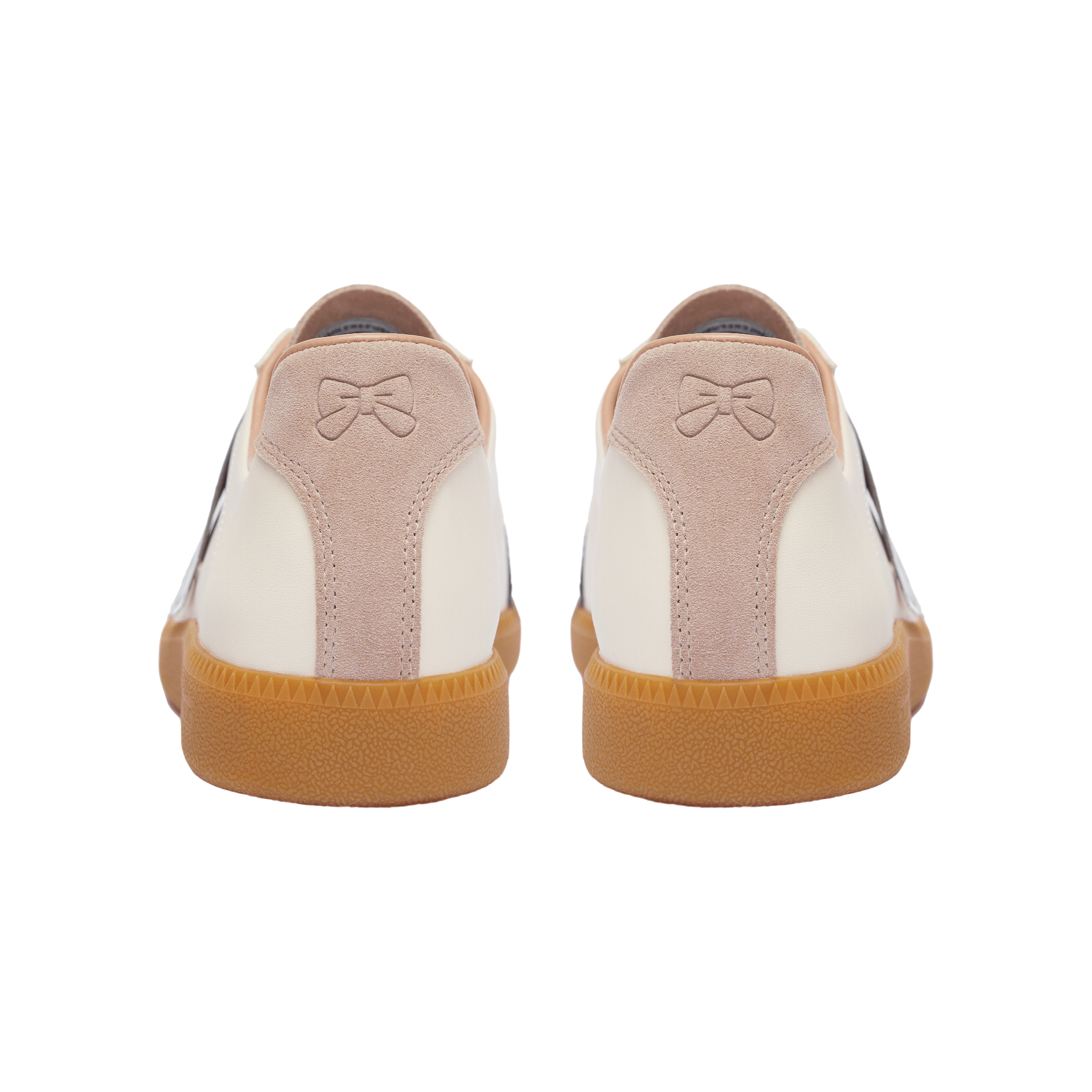 SMILEREPUBLIC Classic White - and - black - panelled Fringed Retro Training Shoes | MADAX