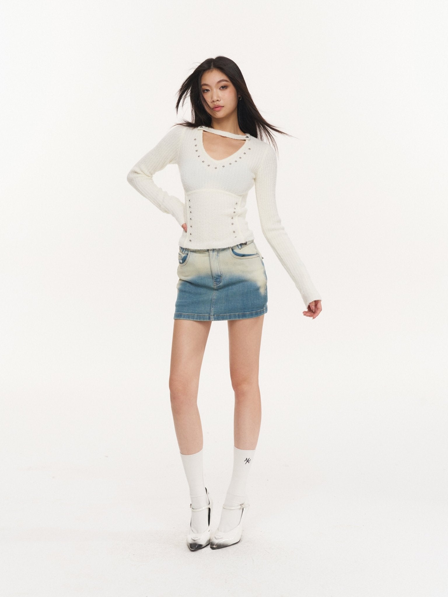 NAWS Cloud Knitwear Top | MADAX