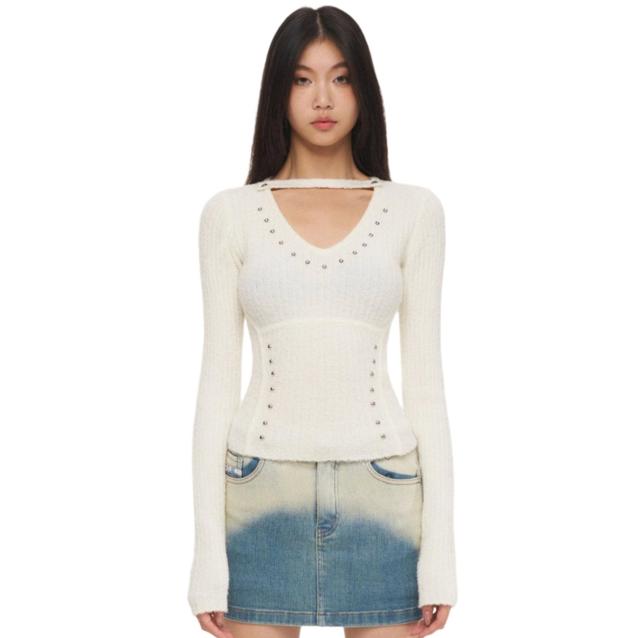 NAWS Cloud Knitwear Top | MADAX