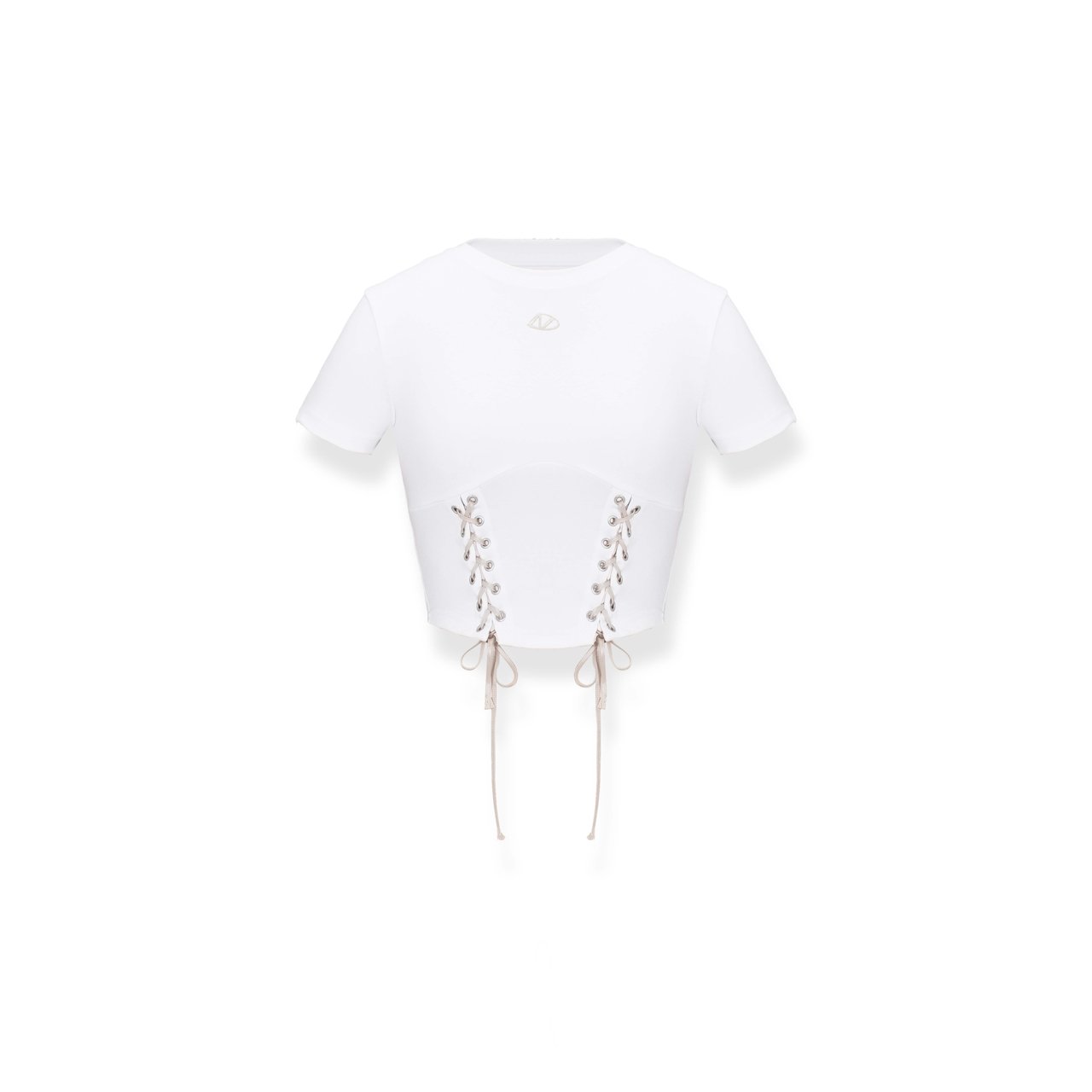 NAWS Colorblocked Tie Short T - Shirt White | MADA IN CHINA