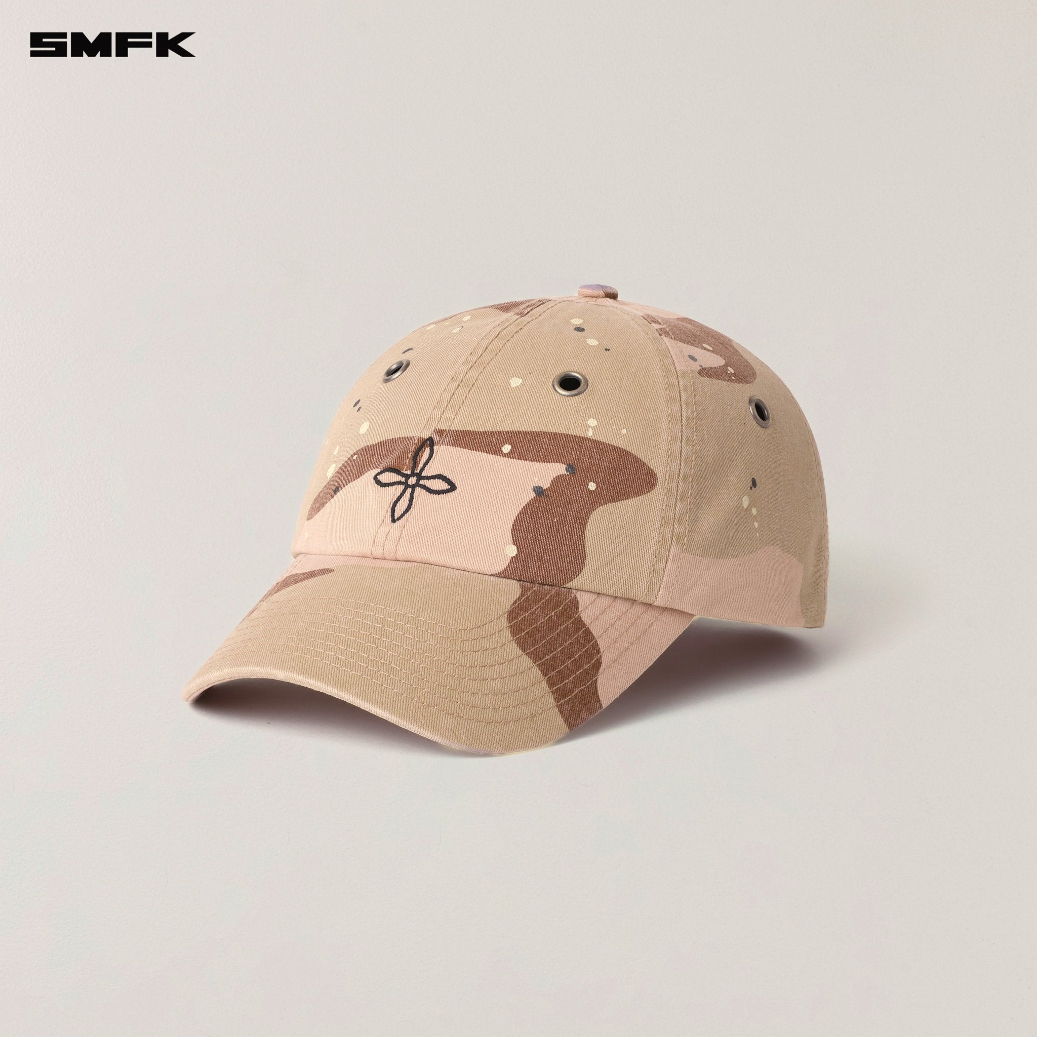 SMFK Compass Badge Camo Cargo Cap In Desert Camouflage | MADAX