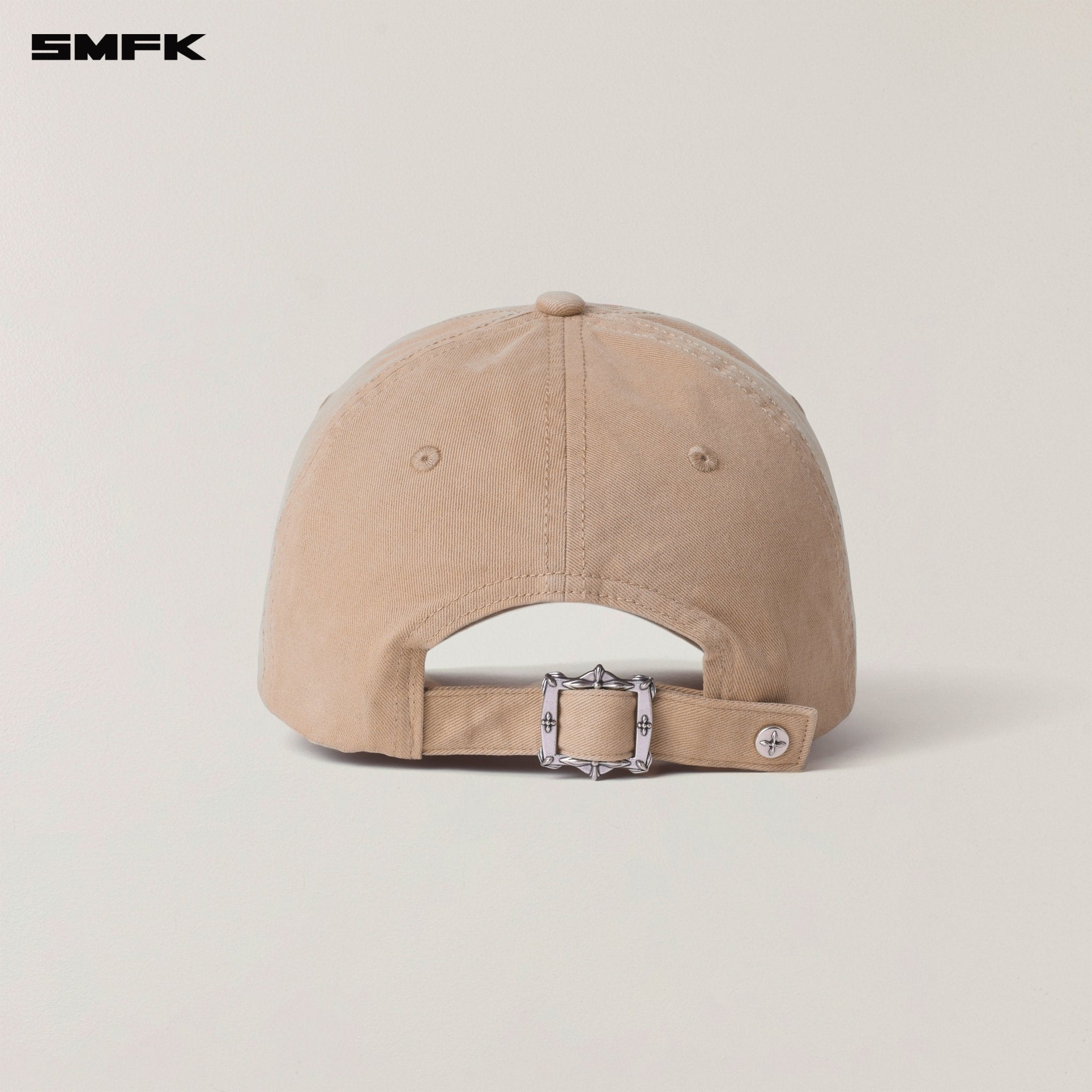 SMFK Compass Badge Cargo Cap In Sand | MADAX