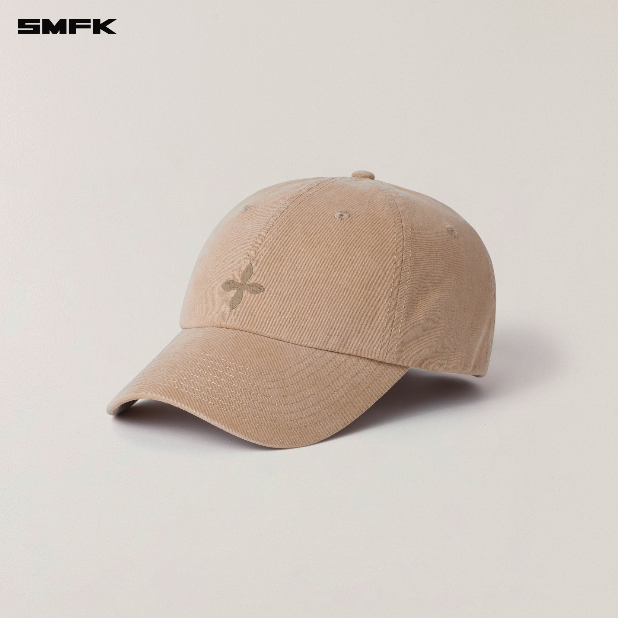 SMFK Compass Badge Cargo Cap In Sand | MADAX