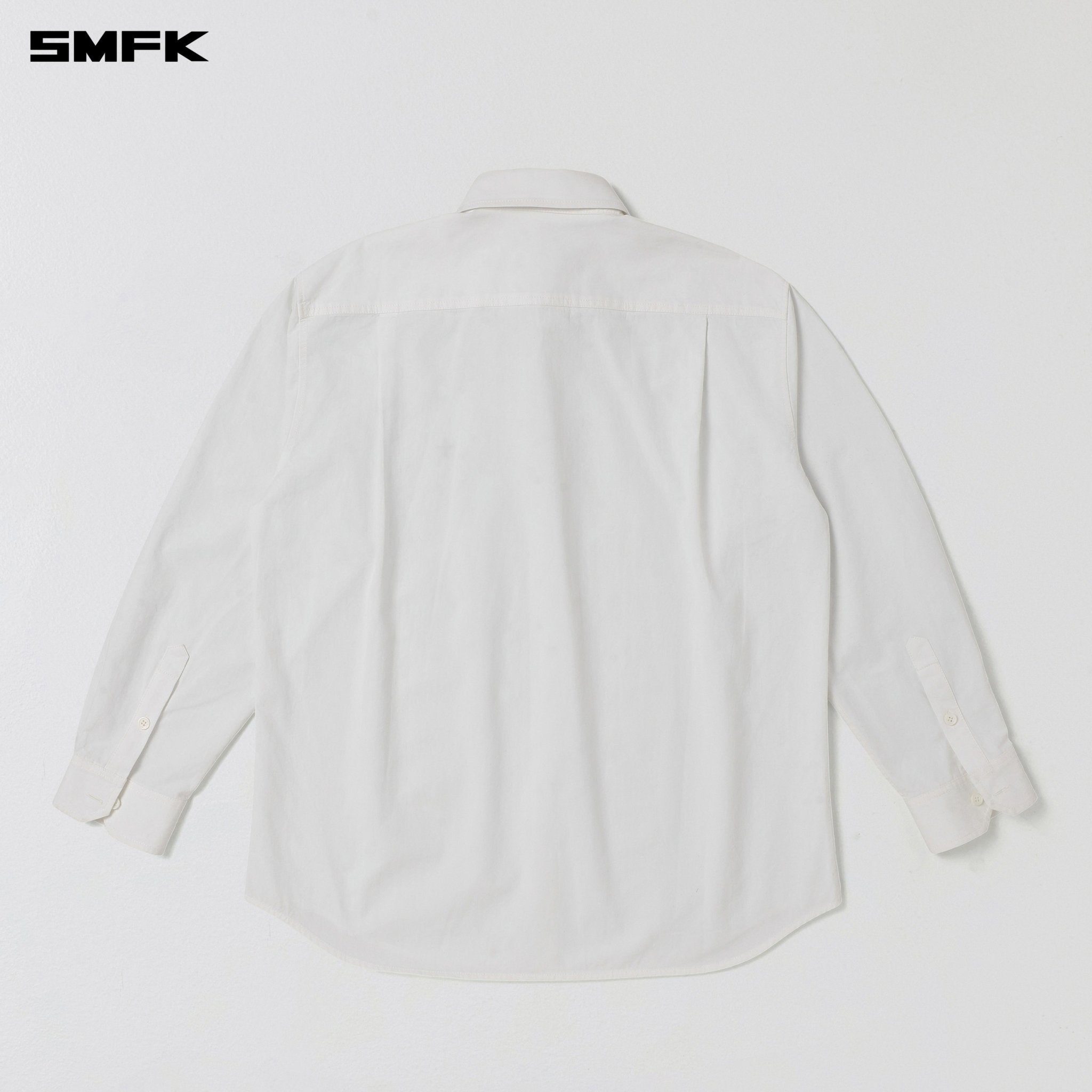 SMFK Compass Badge Cargo Shirt In Cloud White | MADAX