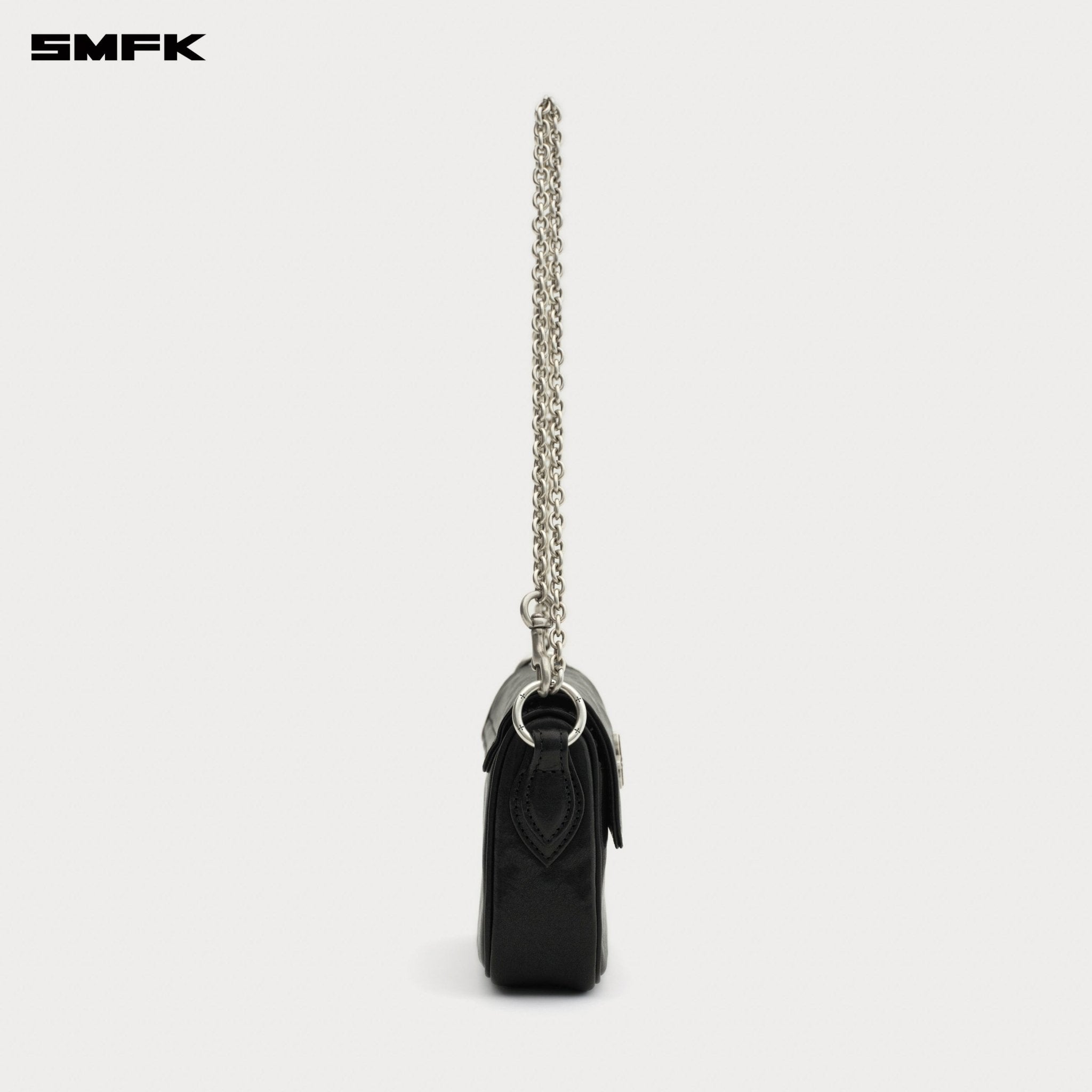 SMFK Compass Badge Cross Badge Chain Bag In Black (Small) | MADAX