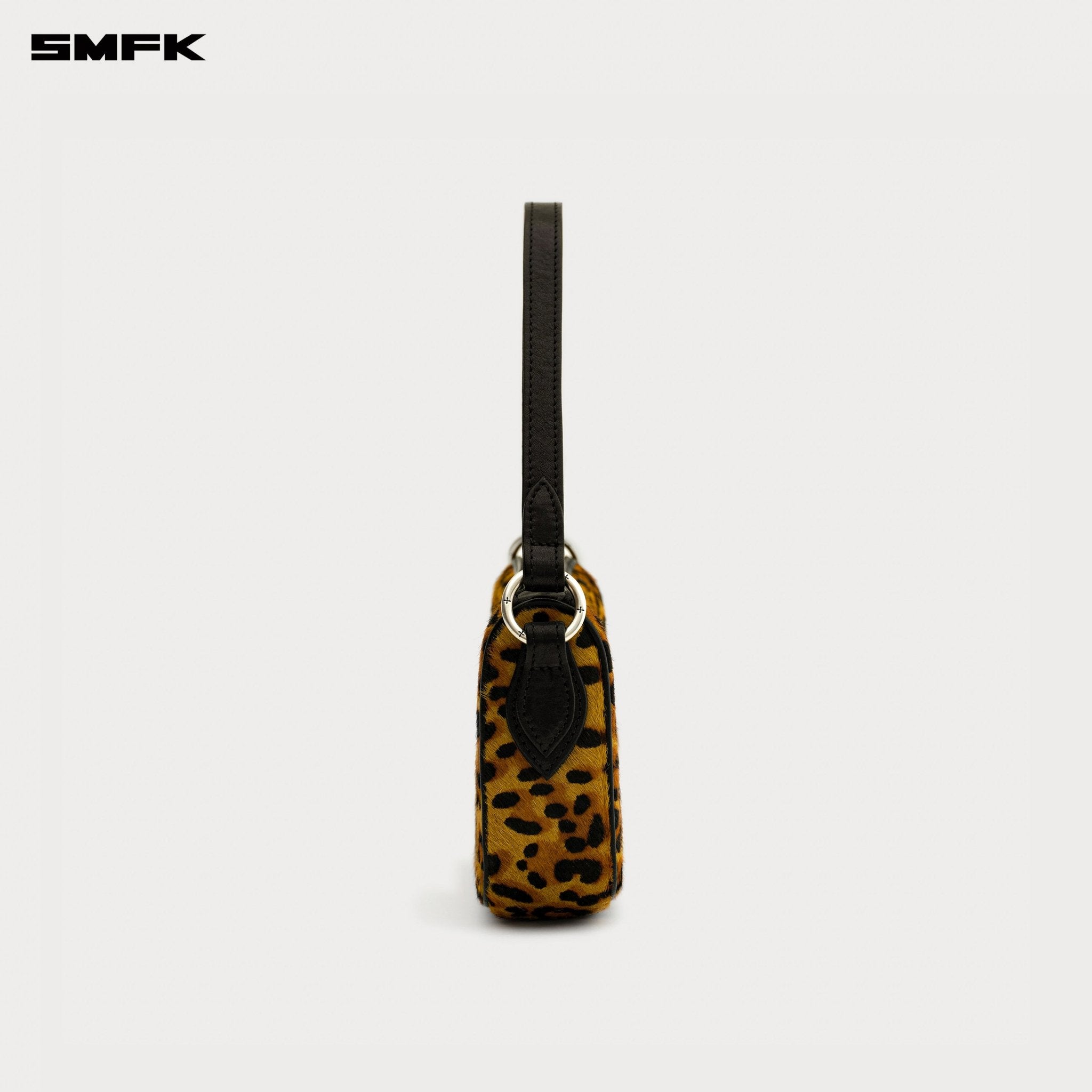 SMFK Compass Badge Cross Leopard Bag In Brown (Small) | MADAX