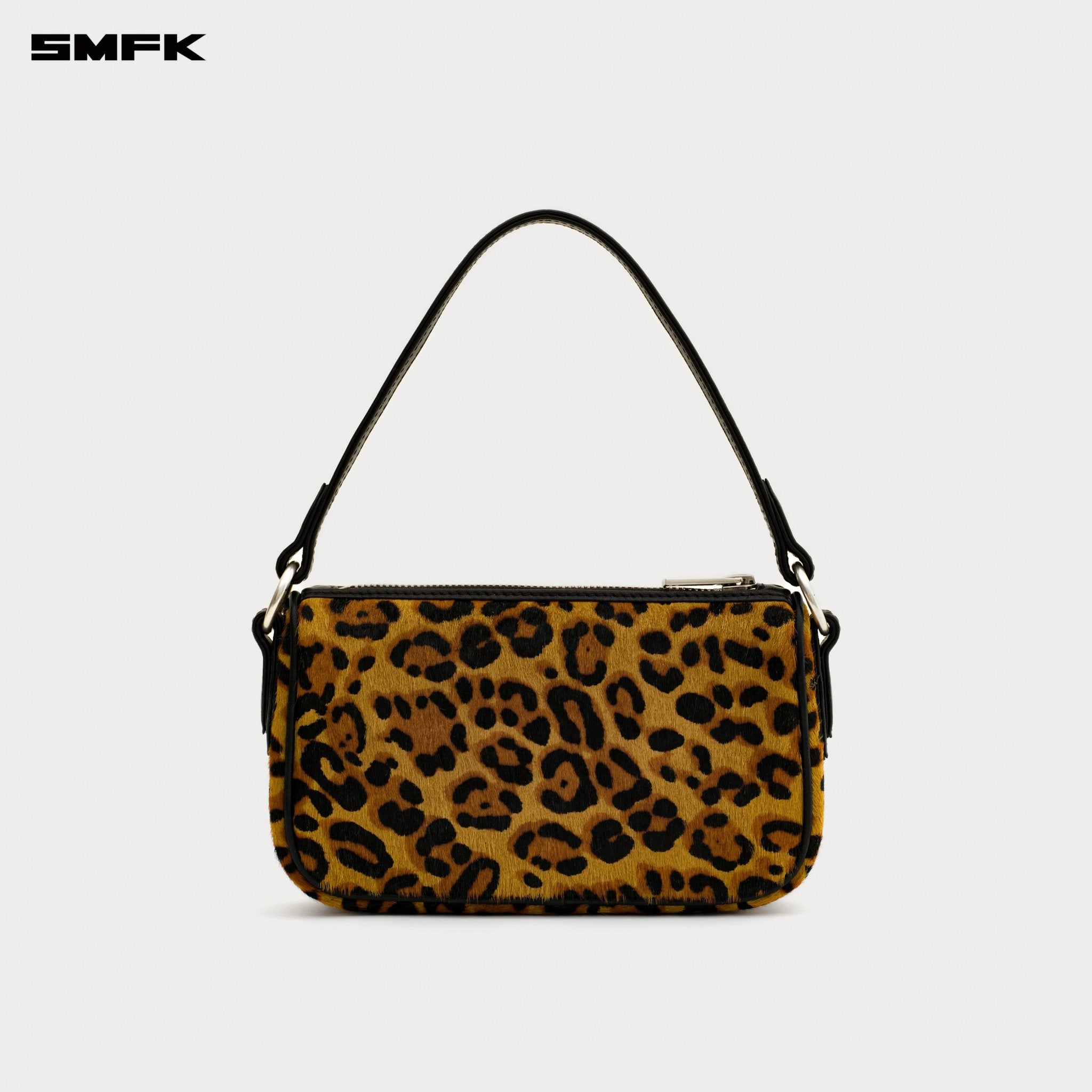 SMFK Compass Badge Cross Leopard Bag In Brown (Small) | MADAX